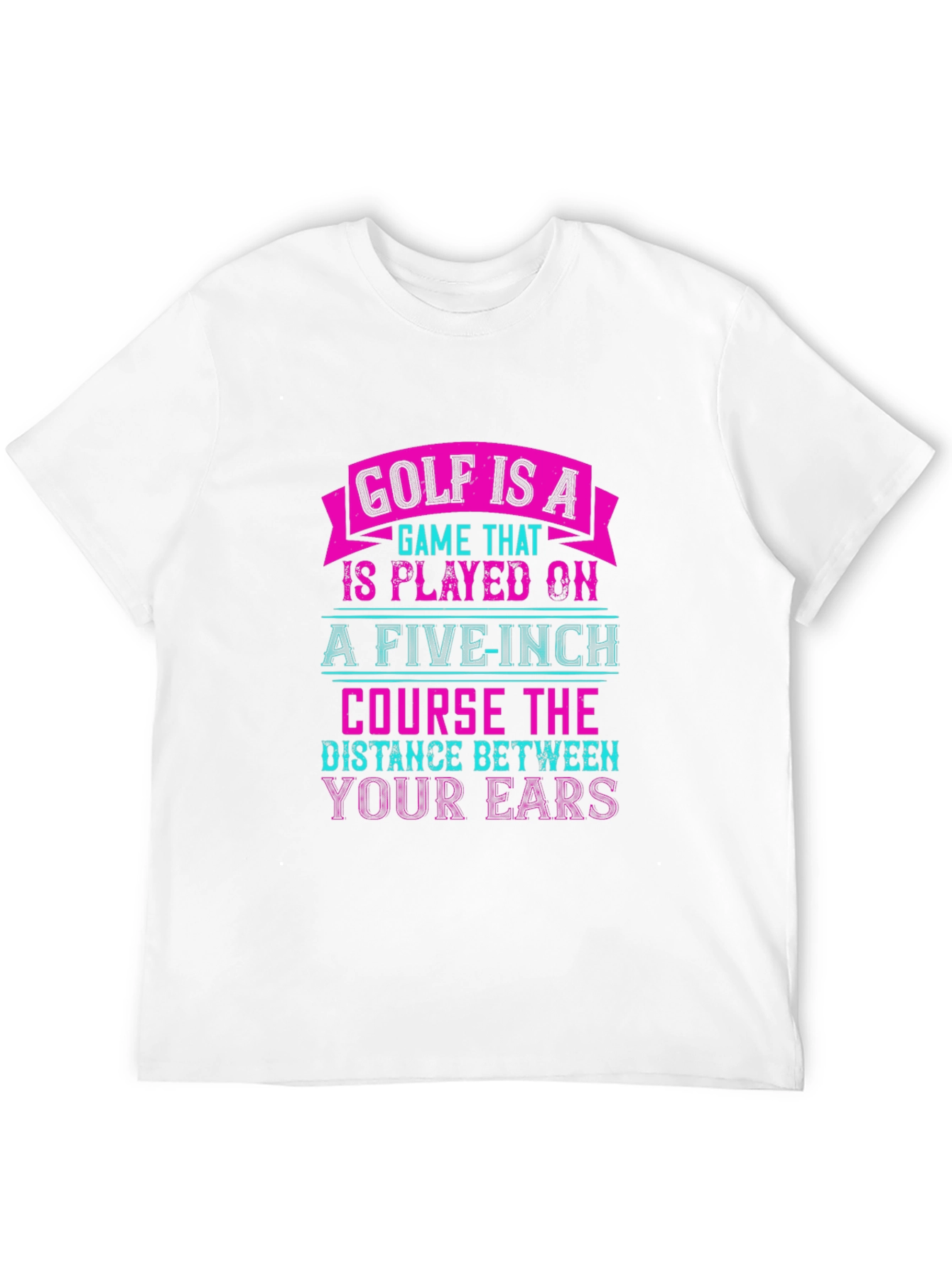 Golf Mindset T-Shirt Funny Golfing Gift Tee