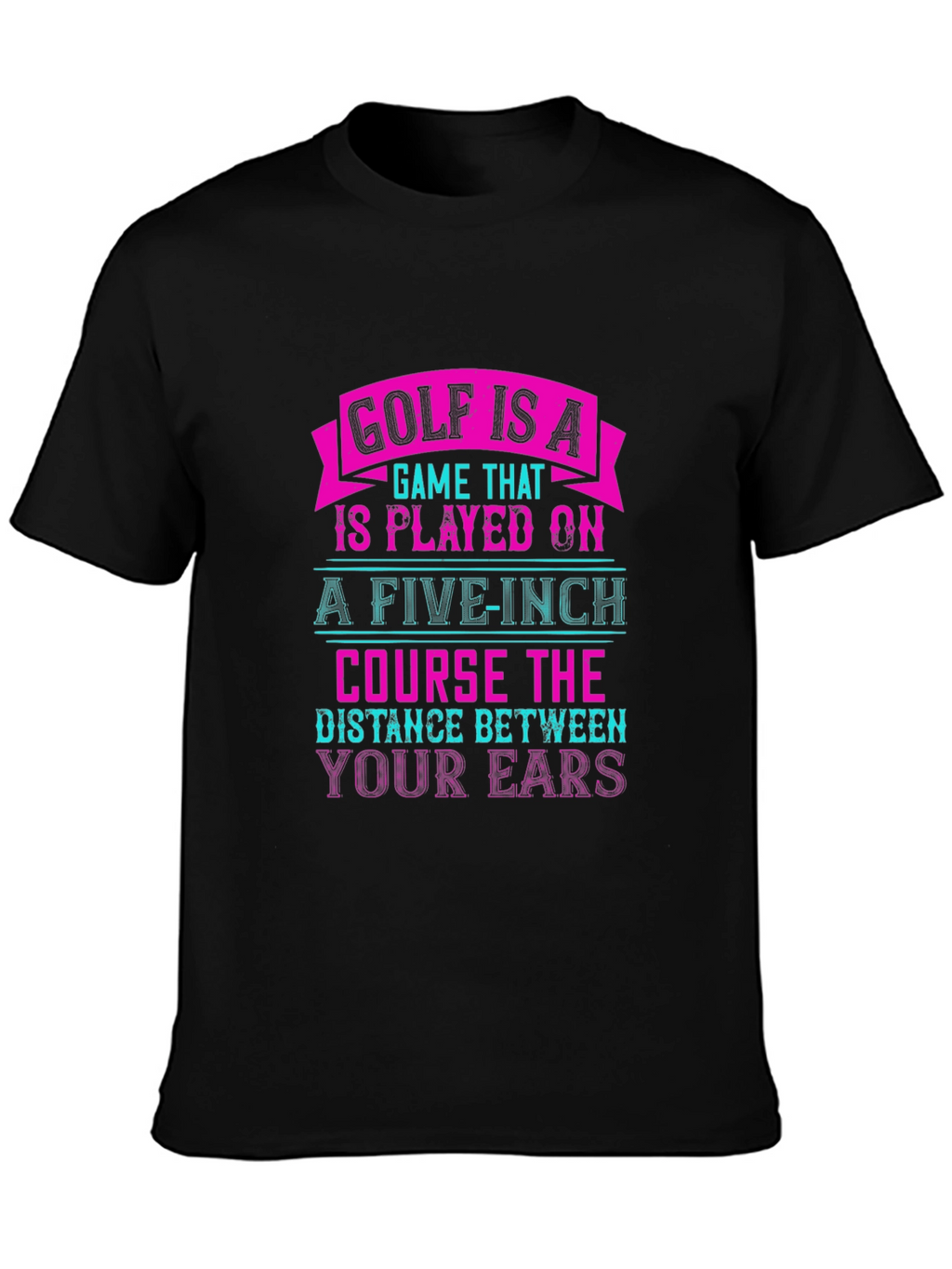 Golf Mindset T-Shirt Funny Golfing Gift Tee