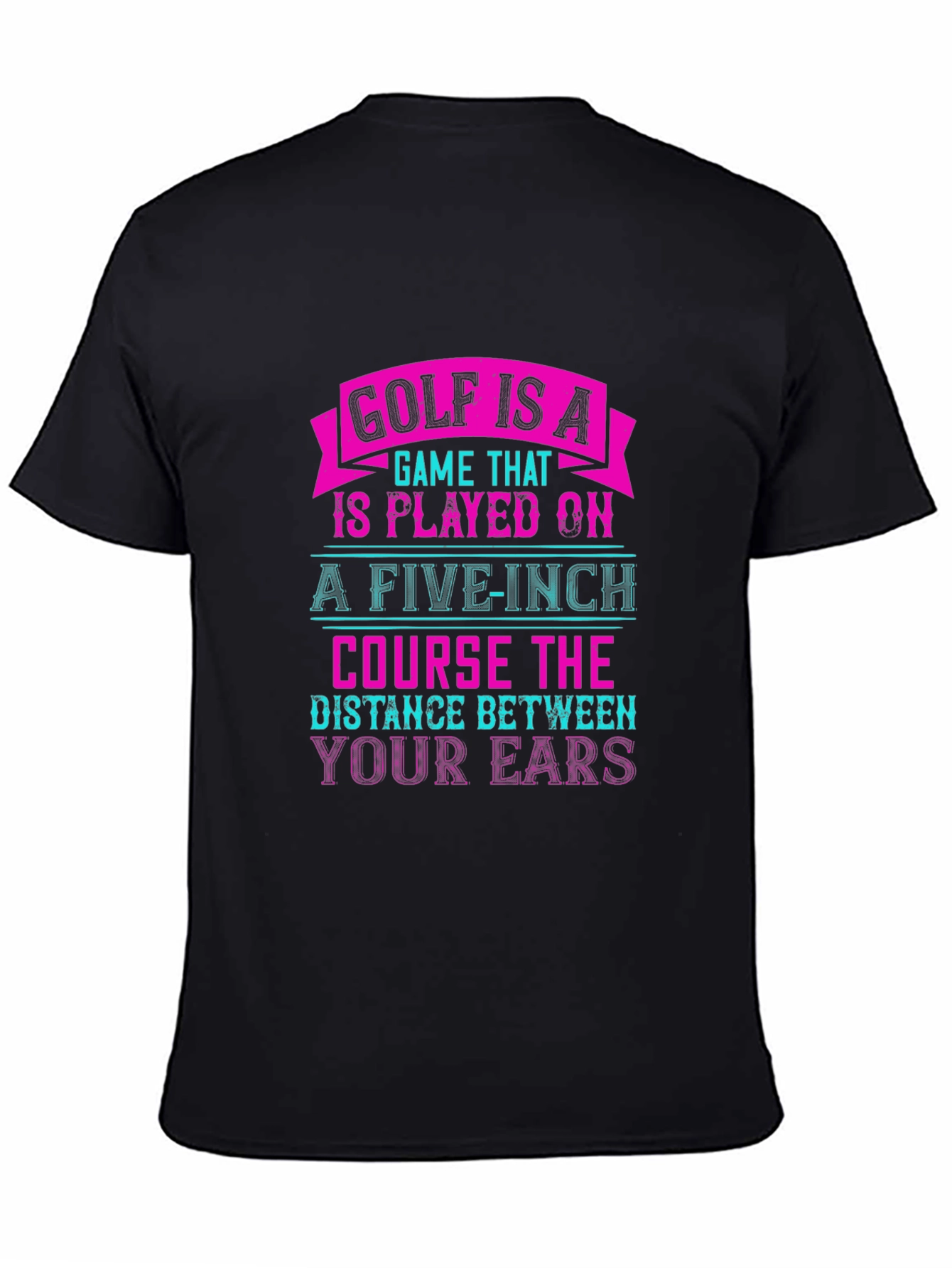 Golf Mindset T-Shirt Funny Golfing Gift Tee