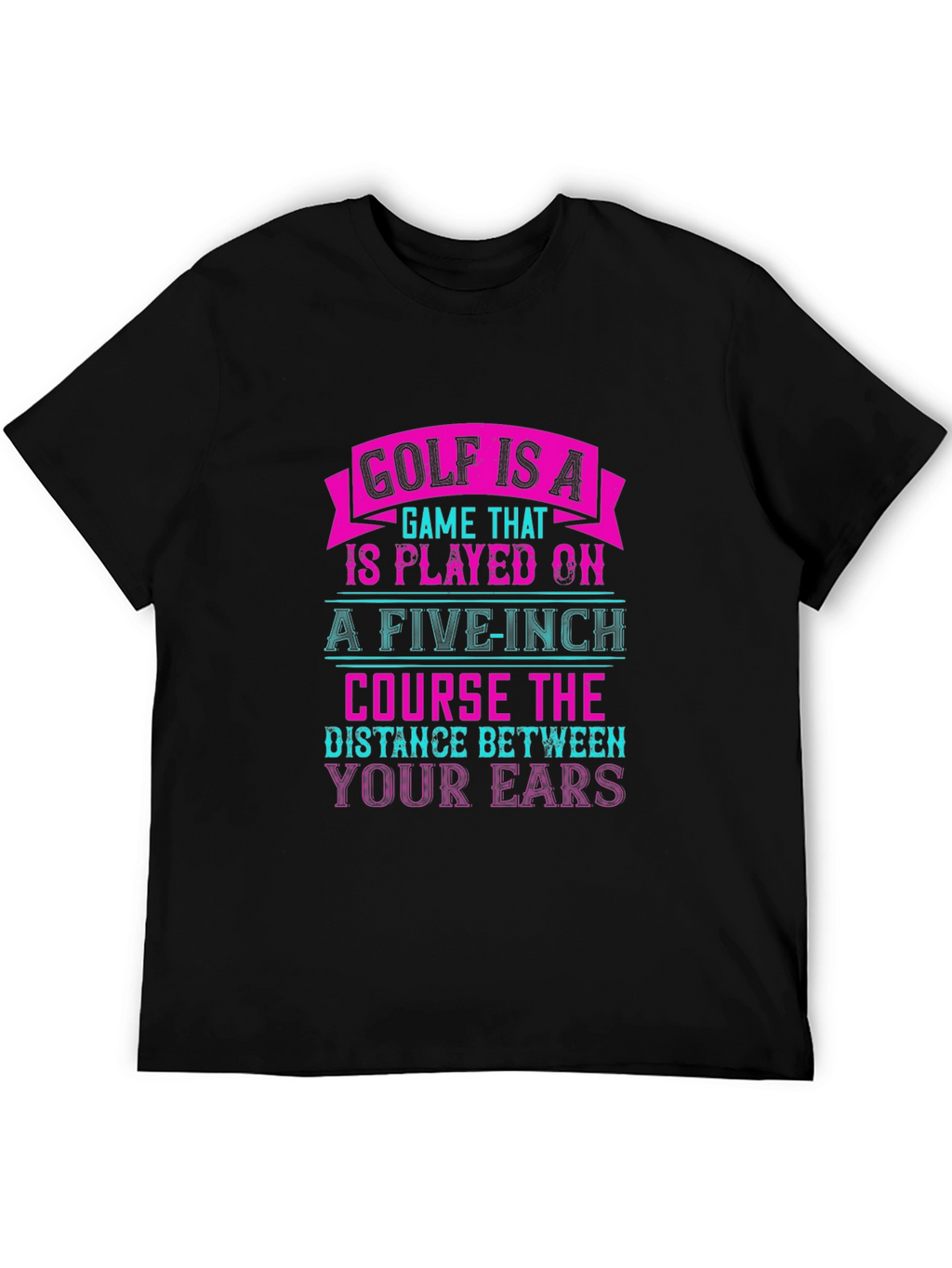 Golf Mindset T-Shirt Funny Golfing Gift Tee