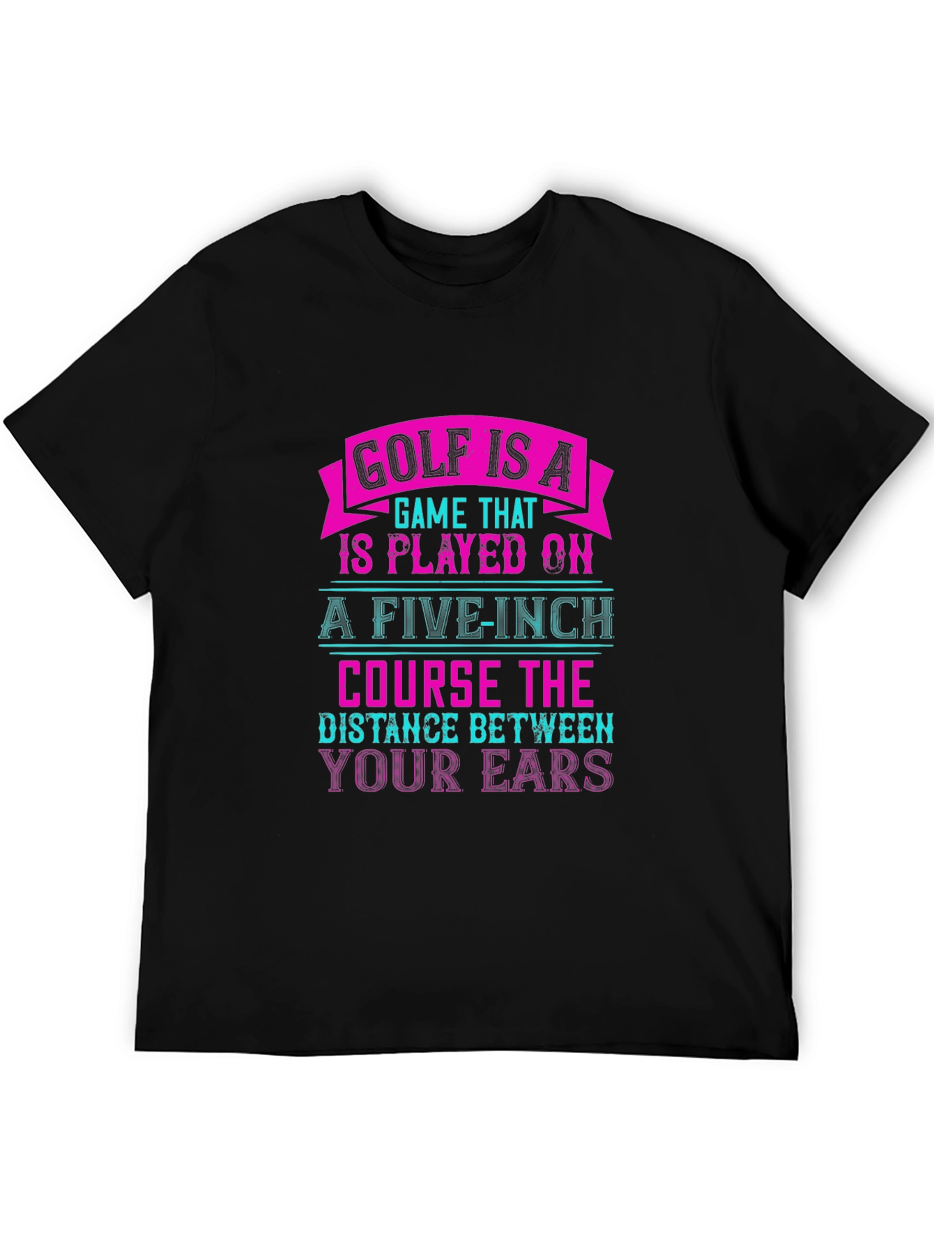 Golf Mindset T-Shirt Funny Golfing Gift Tee