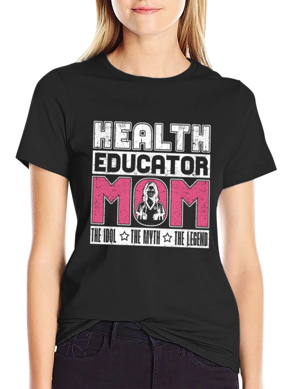 Health Educator Mom Graphic T-Shirt