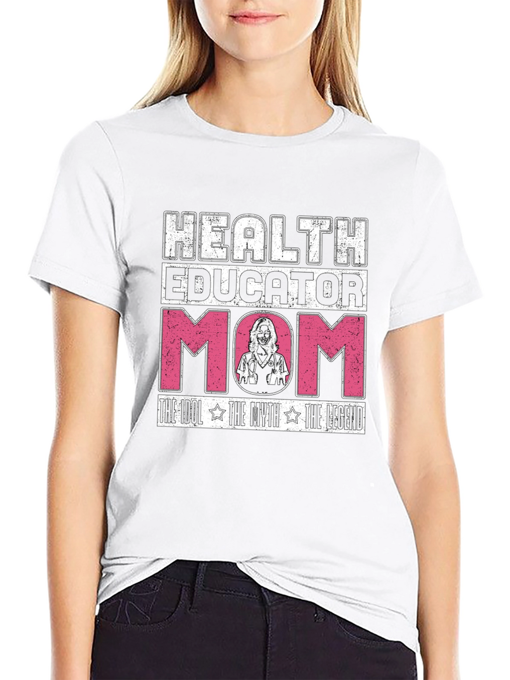 Health Educator Mom Graphic T-Shirt