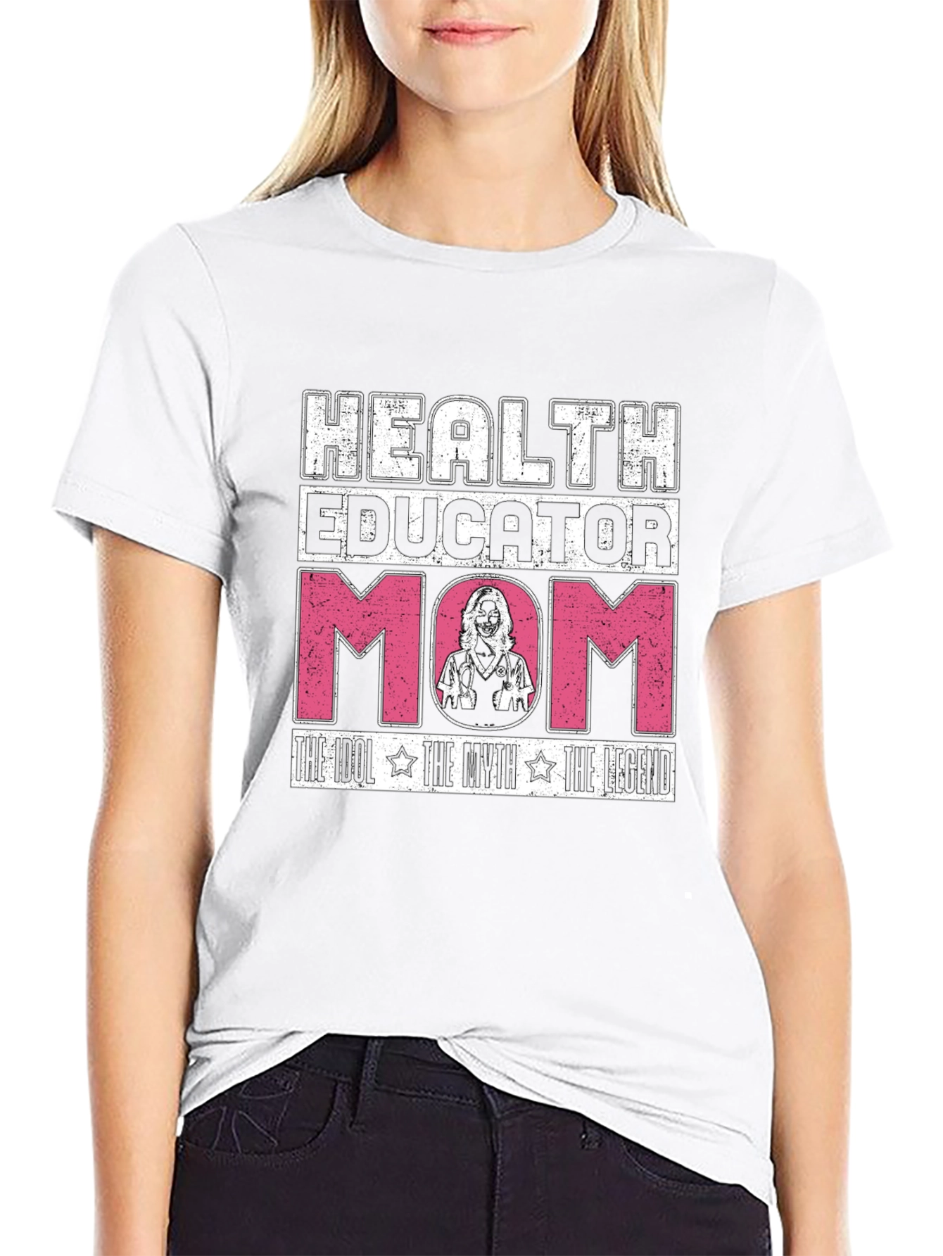 Health Educator Mom Graphic T-Shirt