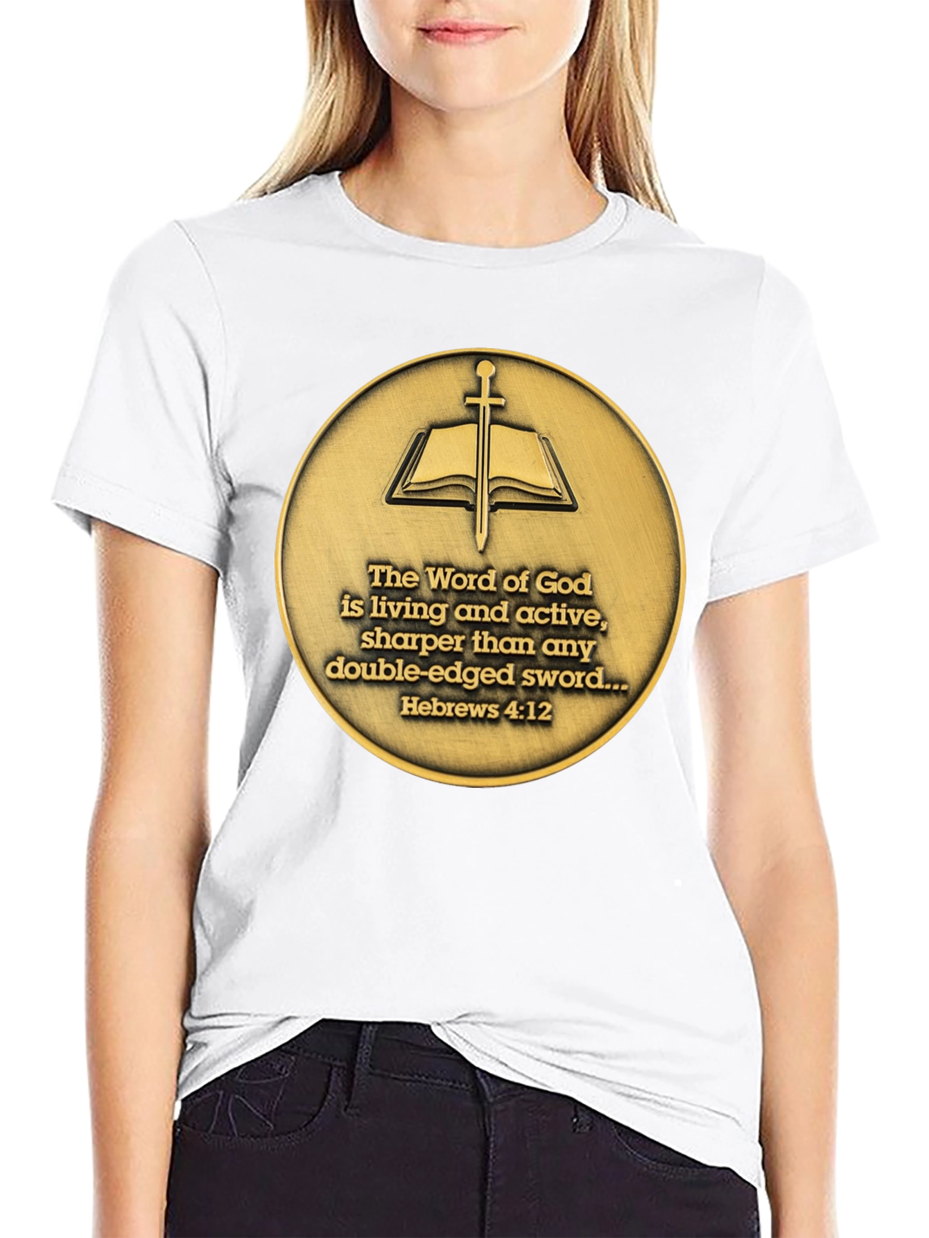 Word of God T-Shirt - Hebrews 4:12 - Religious Tee