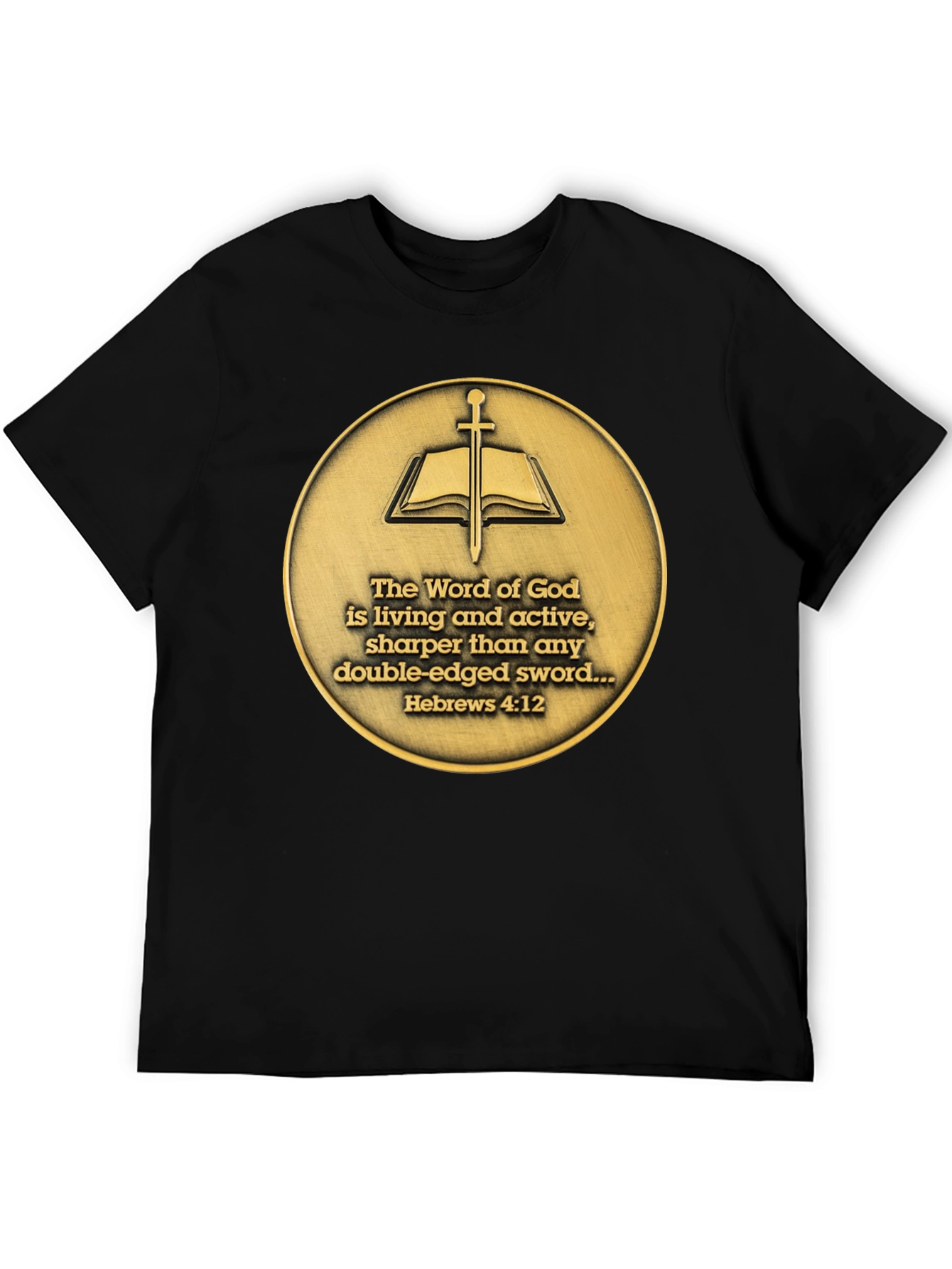 Word of God T-Shirt - Hebrews 4:12 - Religious Tee