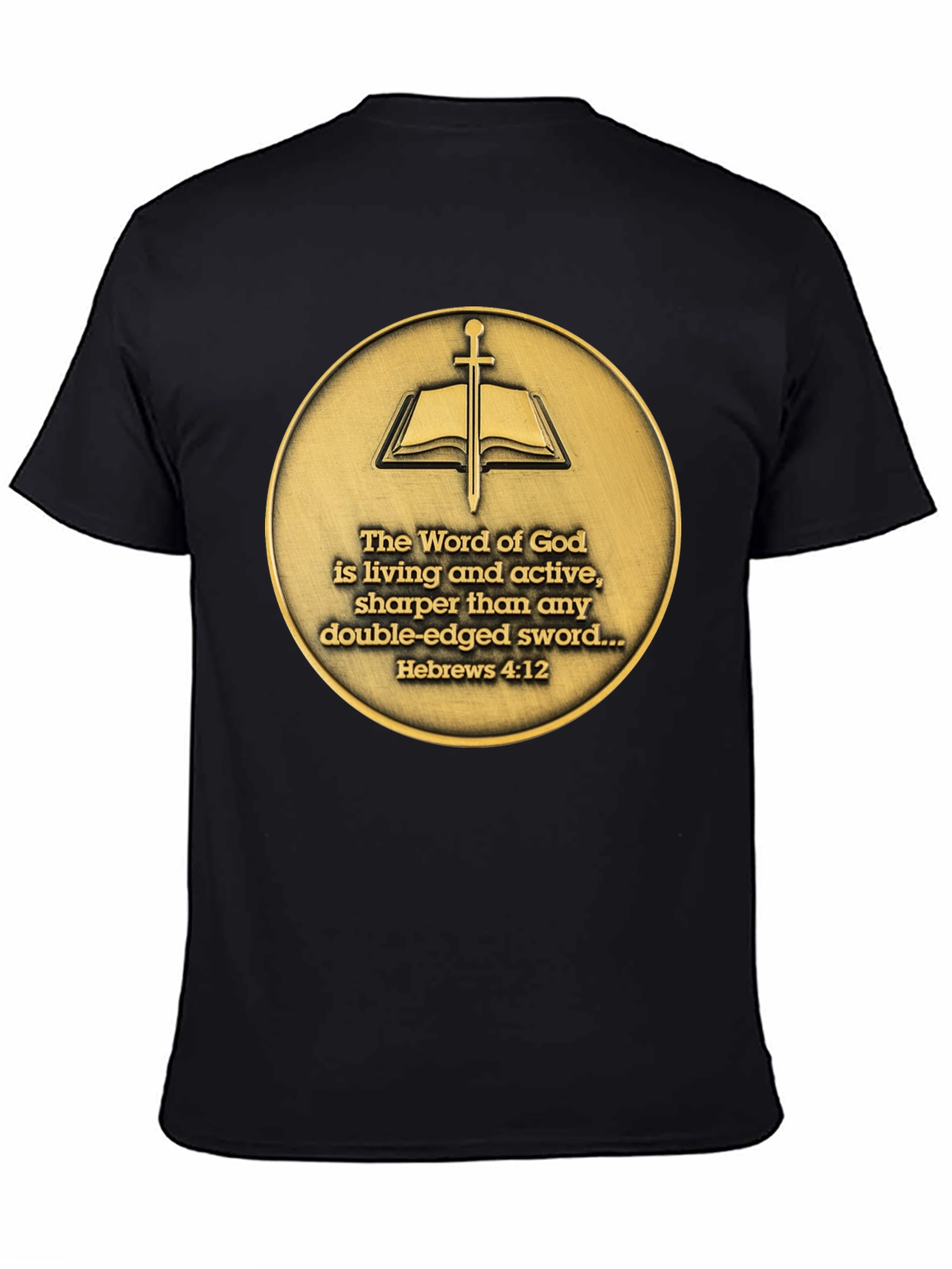 Word of God T-Shirt - Hebrews 4:12 - Religious Tee