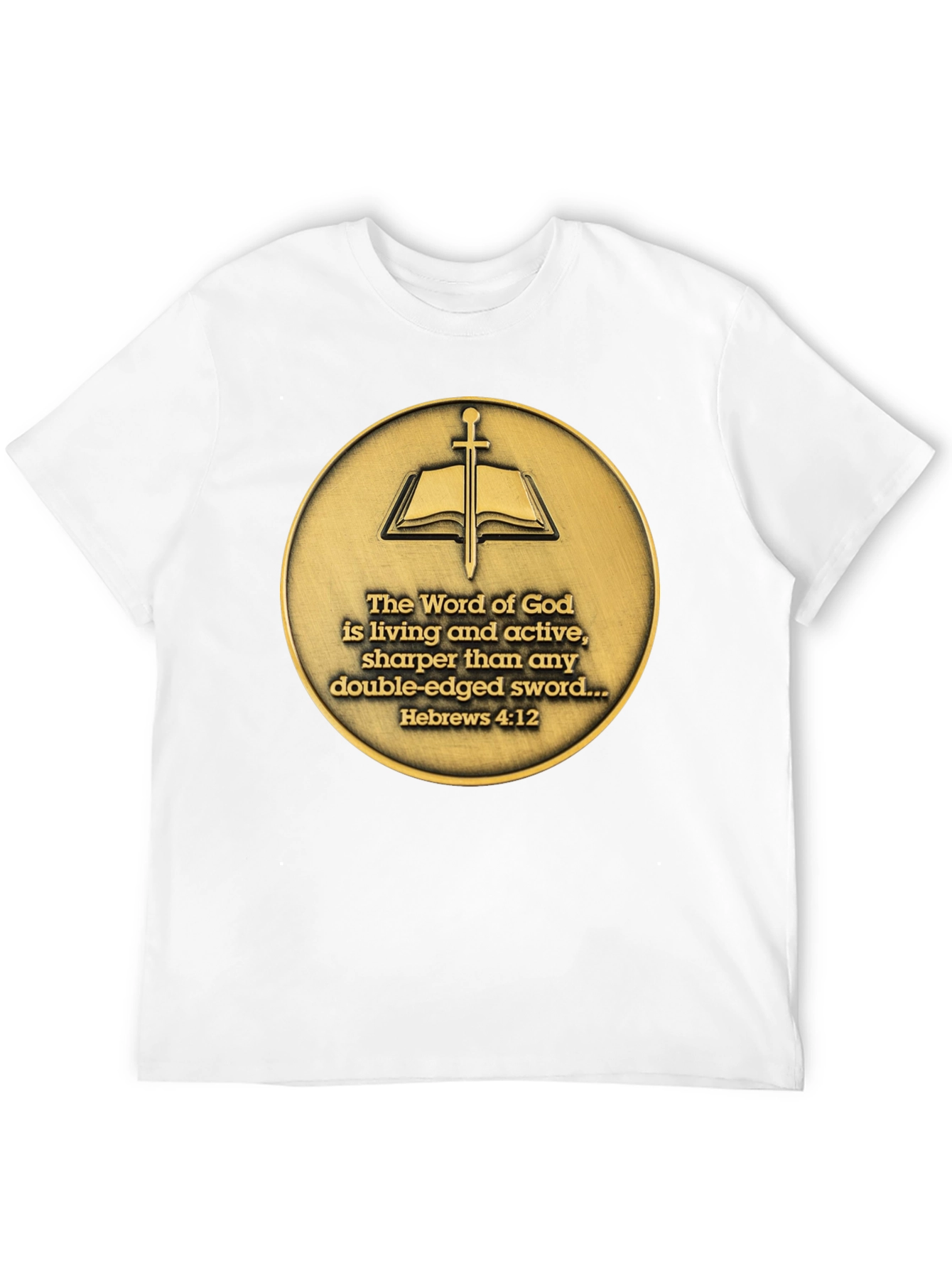 Word of God T-Shirt - Hebrews 4:12 - Religious Tee