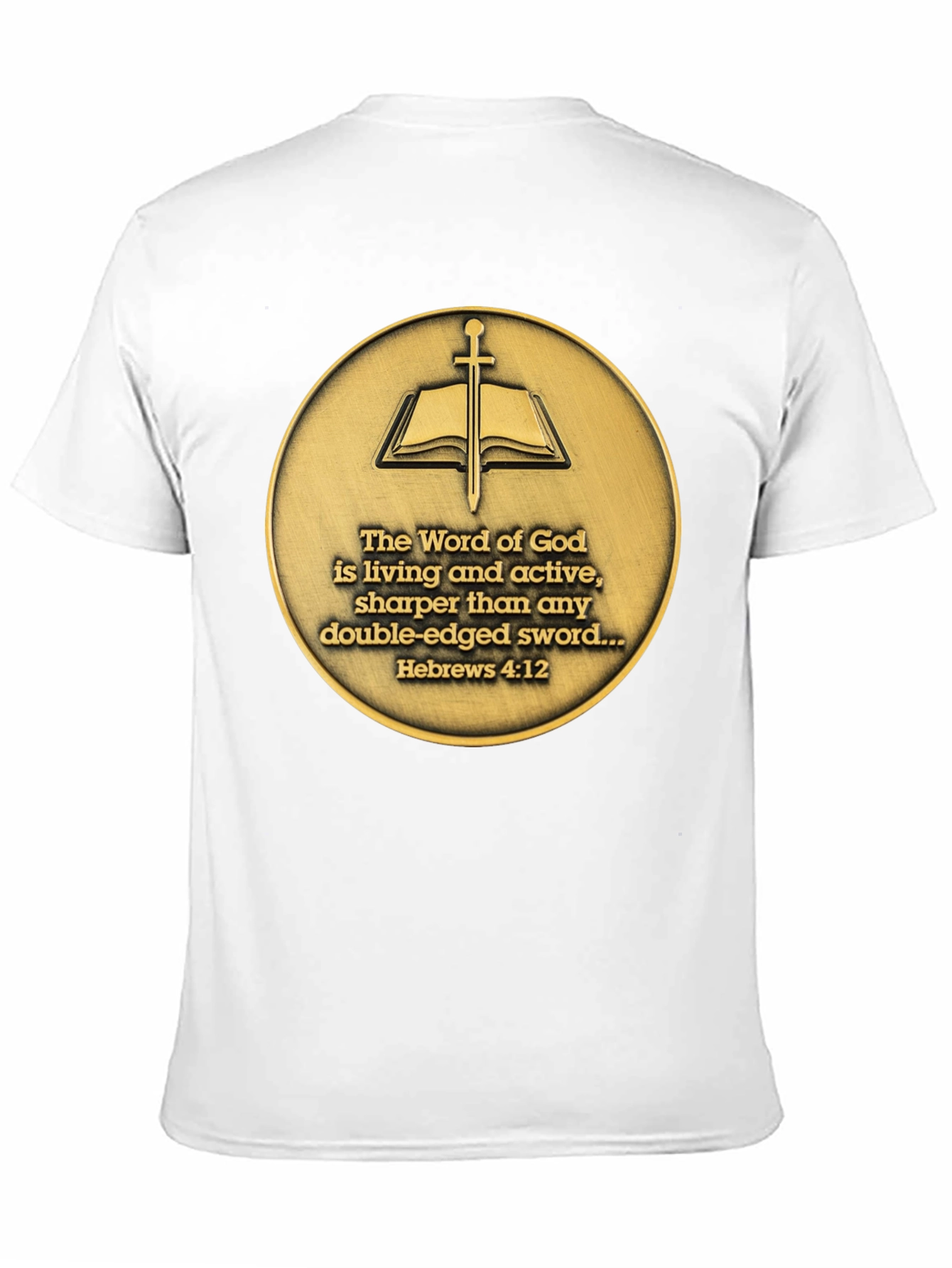 Word of God T-Shirt - Hebrews 4:12 - Religious Tee