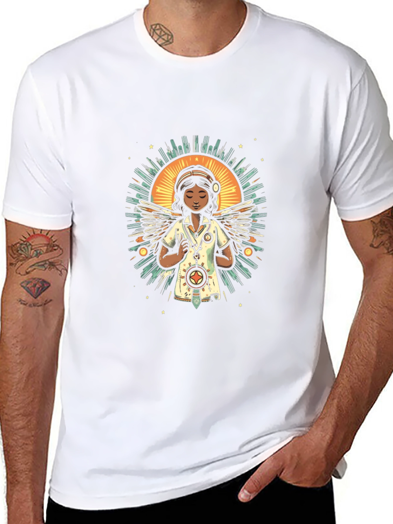 Nurse Angel Graphic Tee