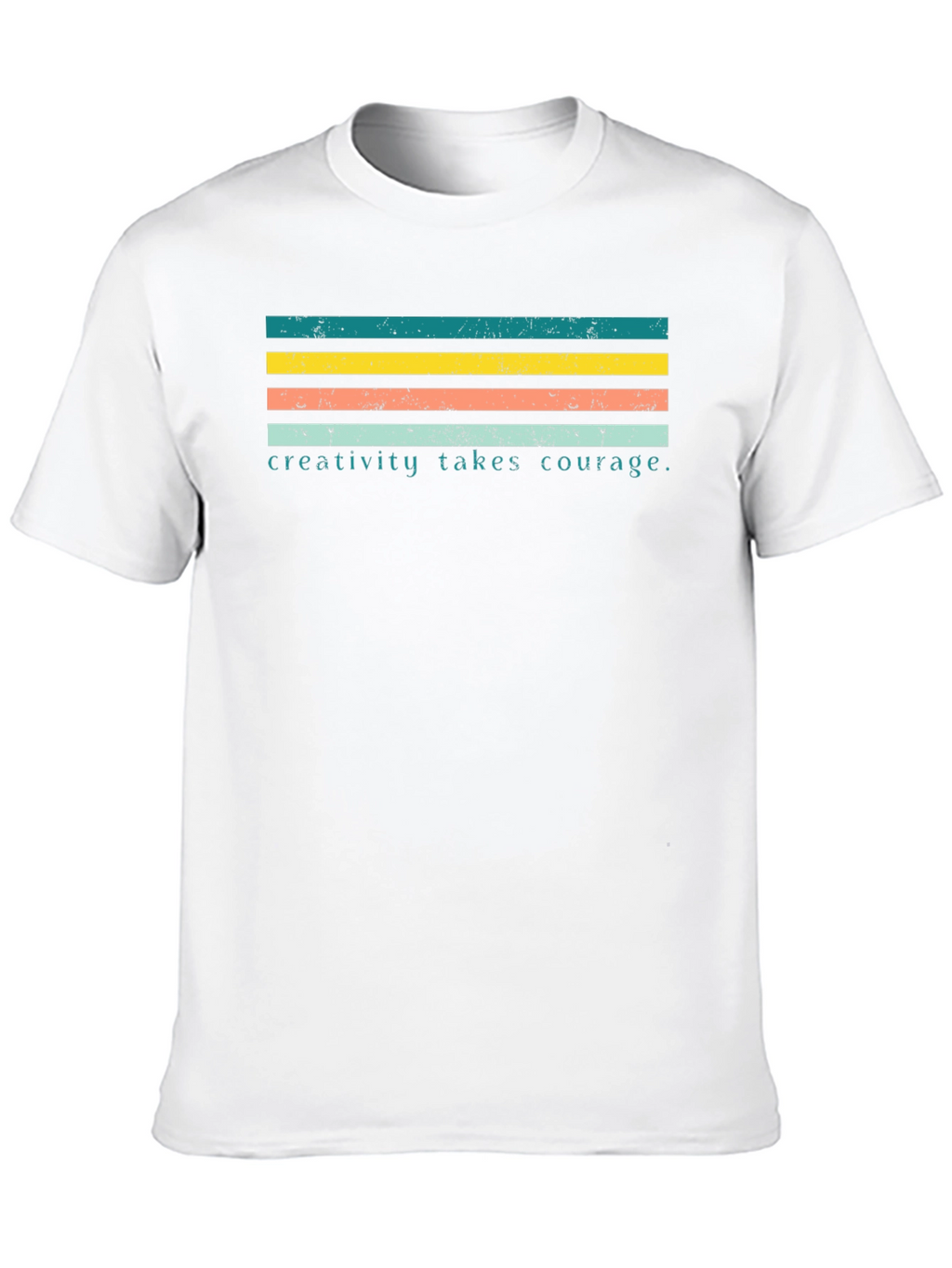 Creativity Takes Courage Graphic Tee - Black