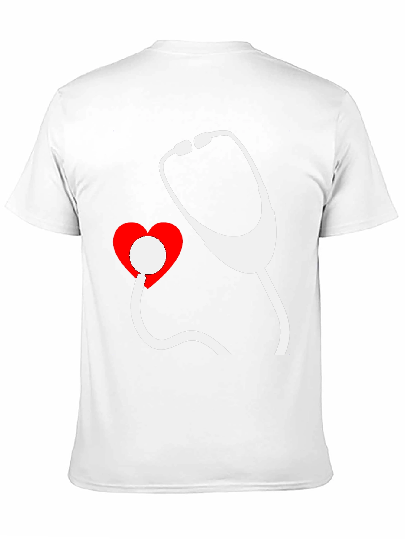 Heartbeat Stethoscope Graphic Tee - Doctor Nurse Shirt