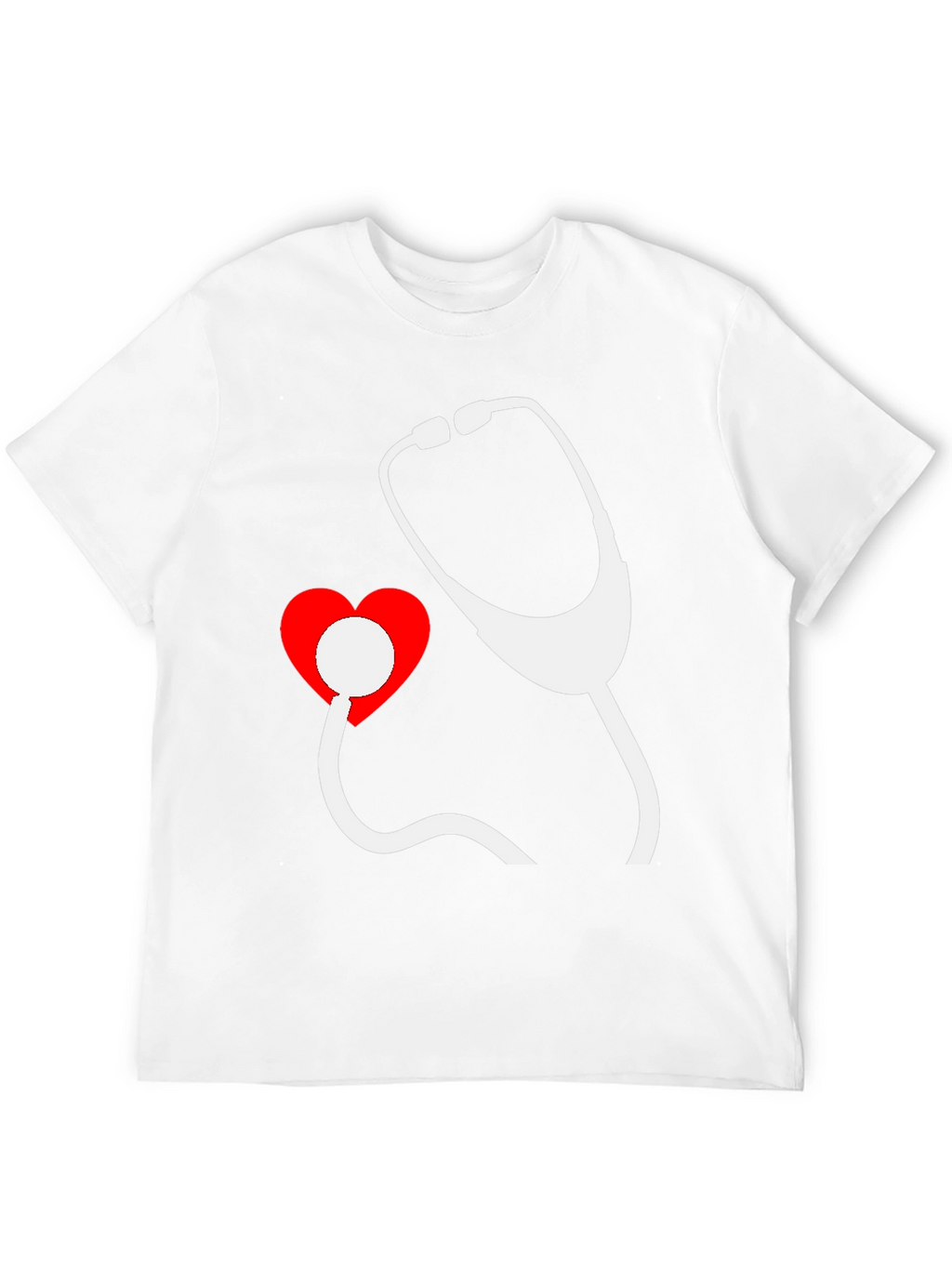 Heartbeat Stethoscope Graphic Tee - Doctor Nurse Shirt