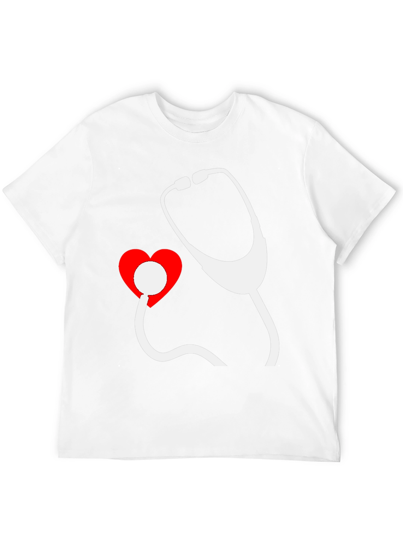 Heartbeat Stethoscope Graphic Tee - Doctor Nurse Shirt