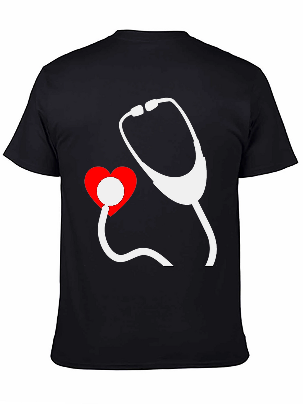 Heartbeat Stethoscope Graphic Tee - Doctor Nurse Shirt