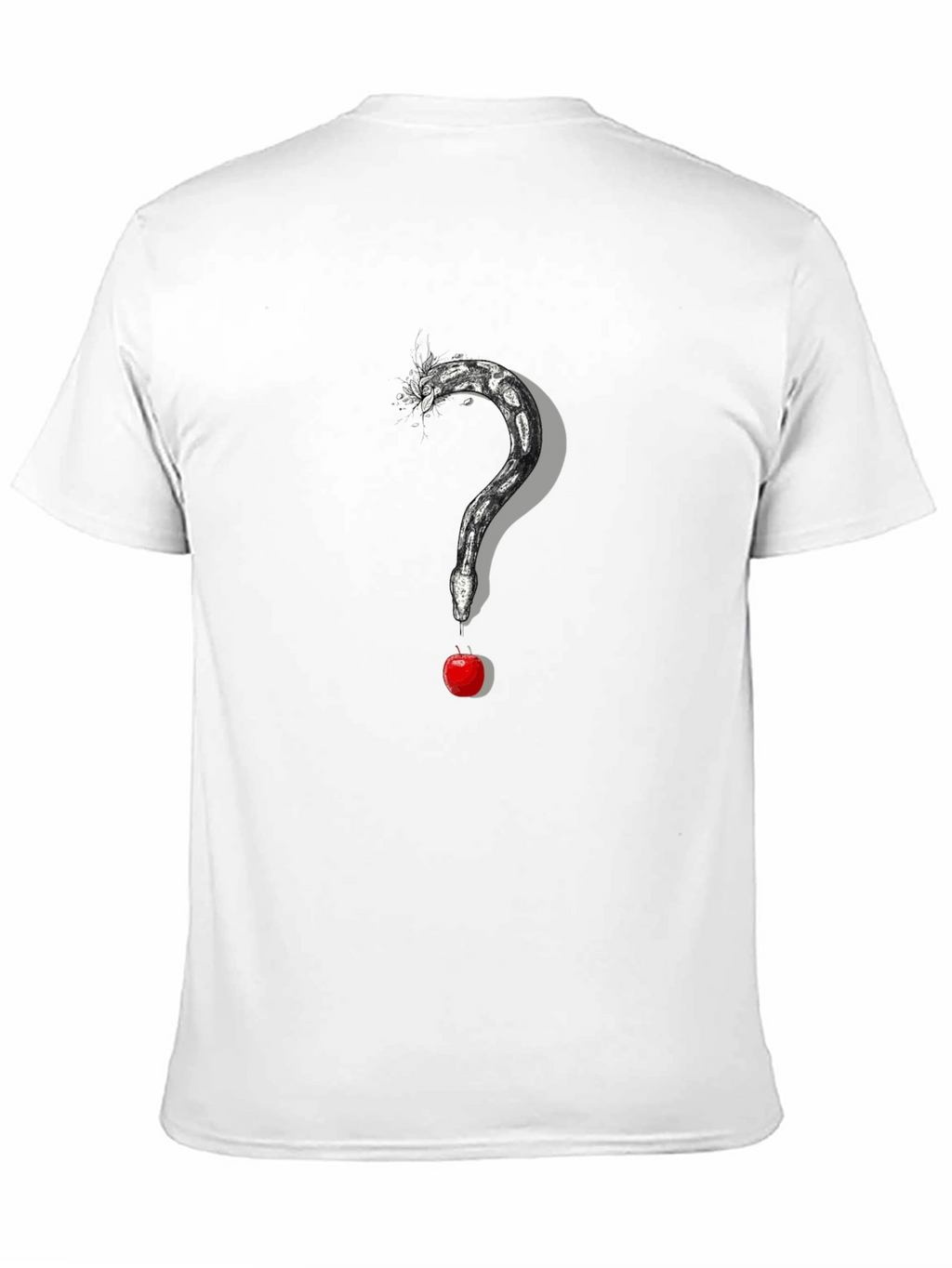 Snake and Apple Graphic Print Tee