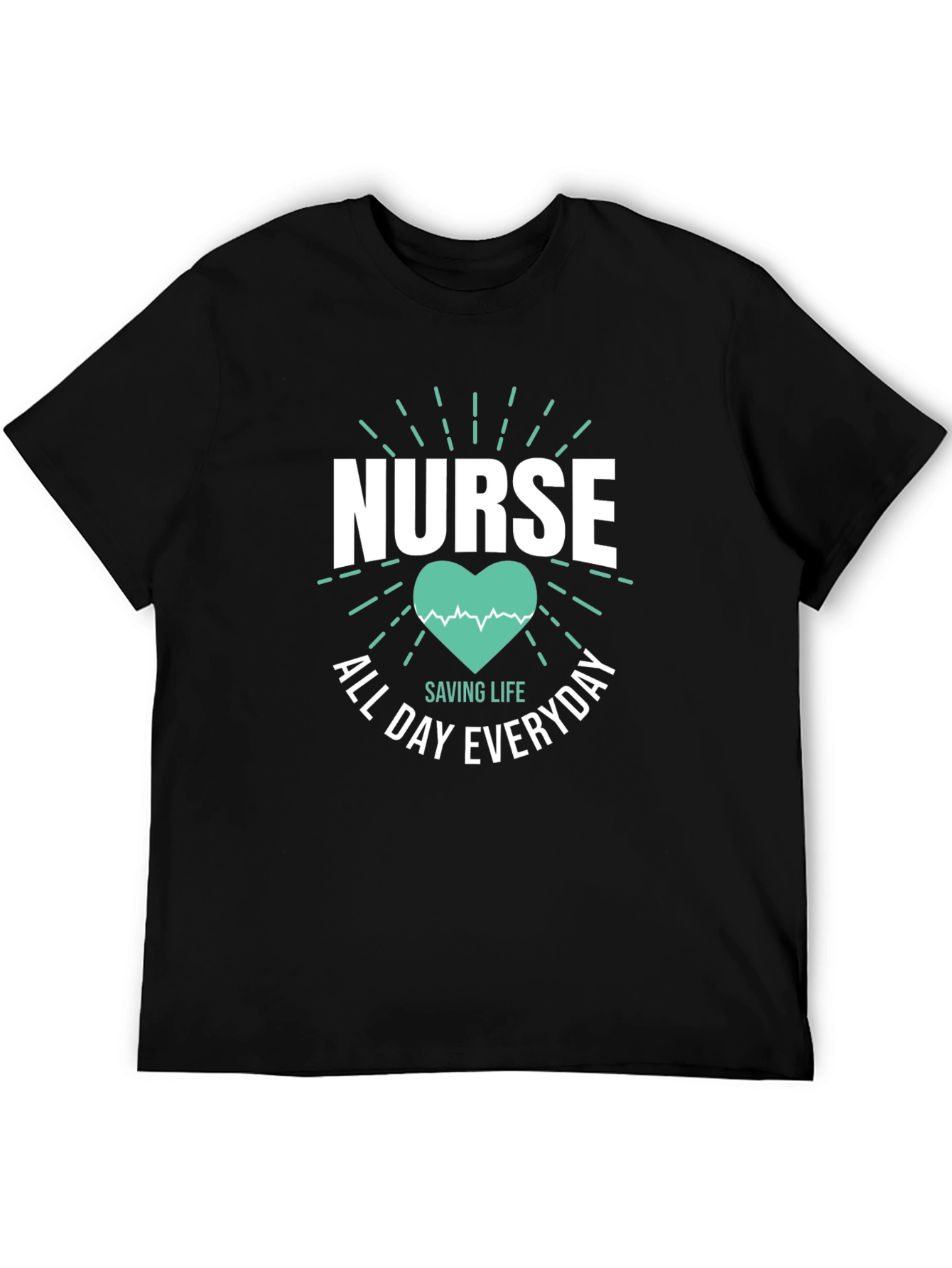 Nurse All Day Everyday Graphic T-Shirt