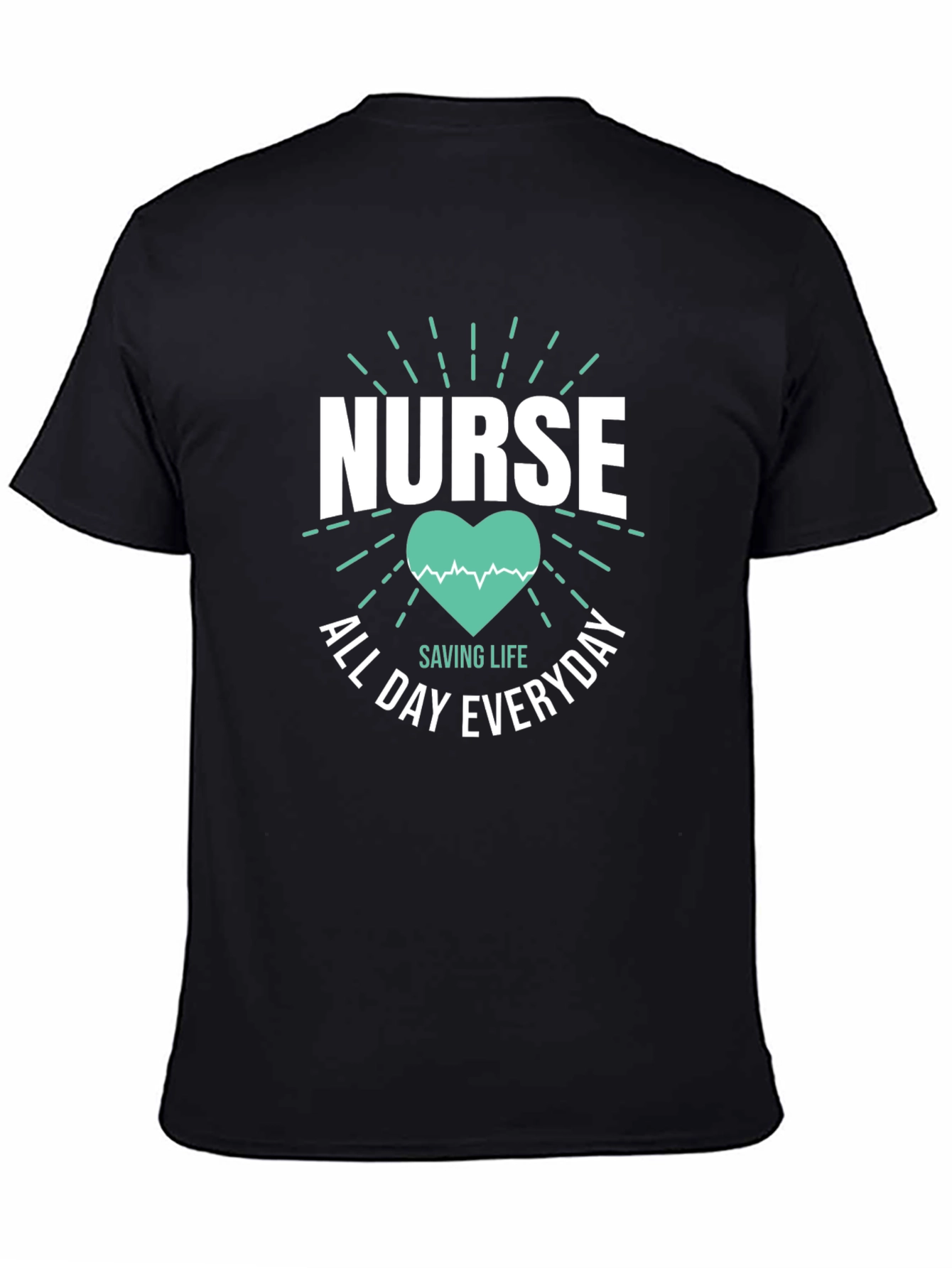 Nurse All Day Everyday Graphic T-Shirt