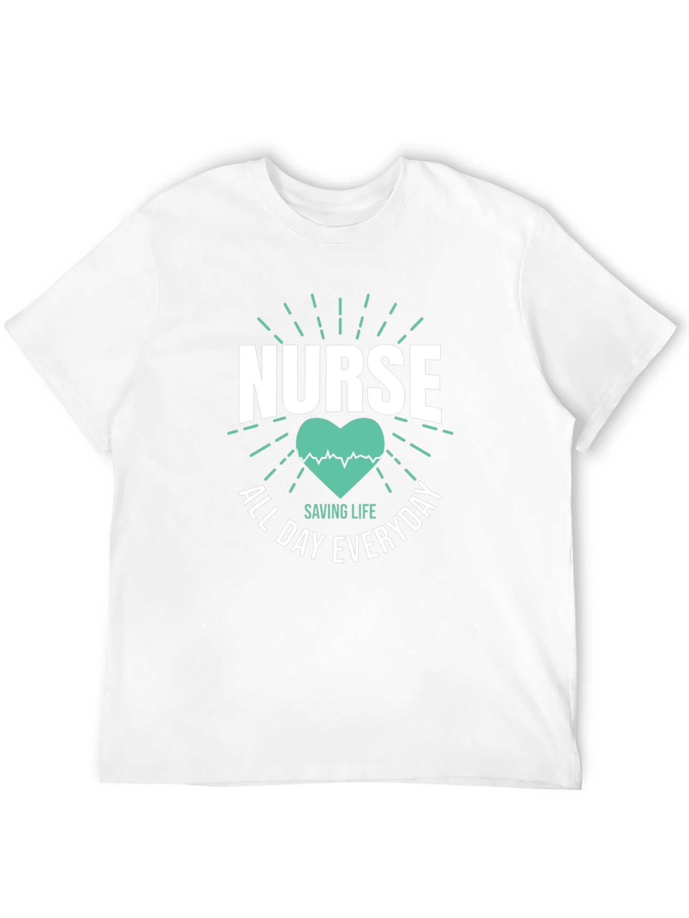 Nurse All Day Everyday Graphic T-Shirt
