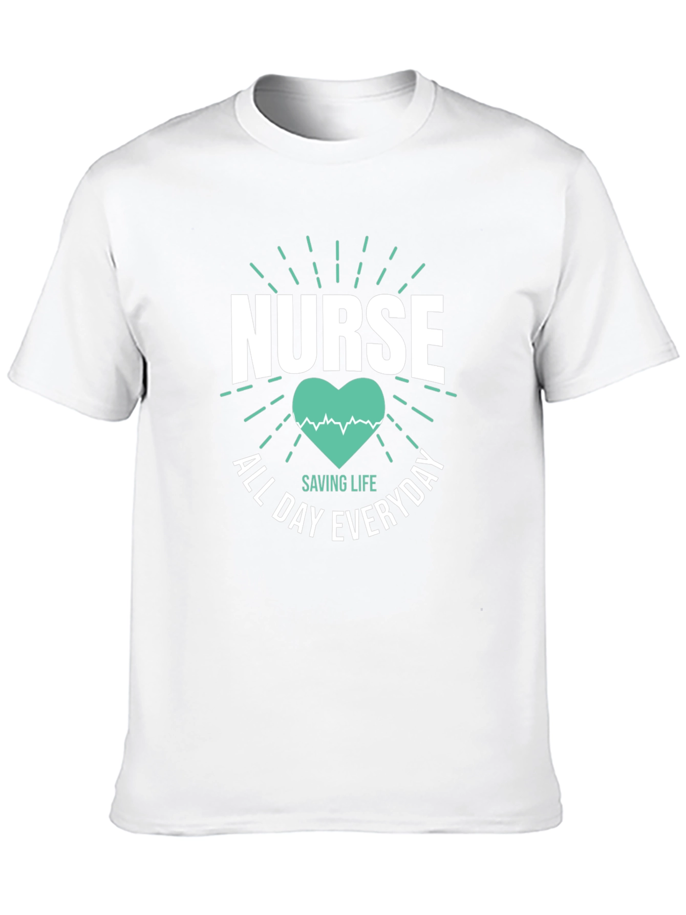 Nurse All Day Everyday Graphic T-Shirt