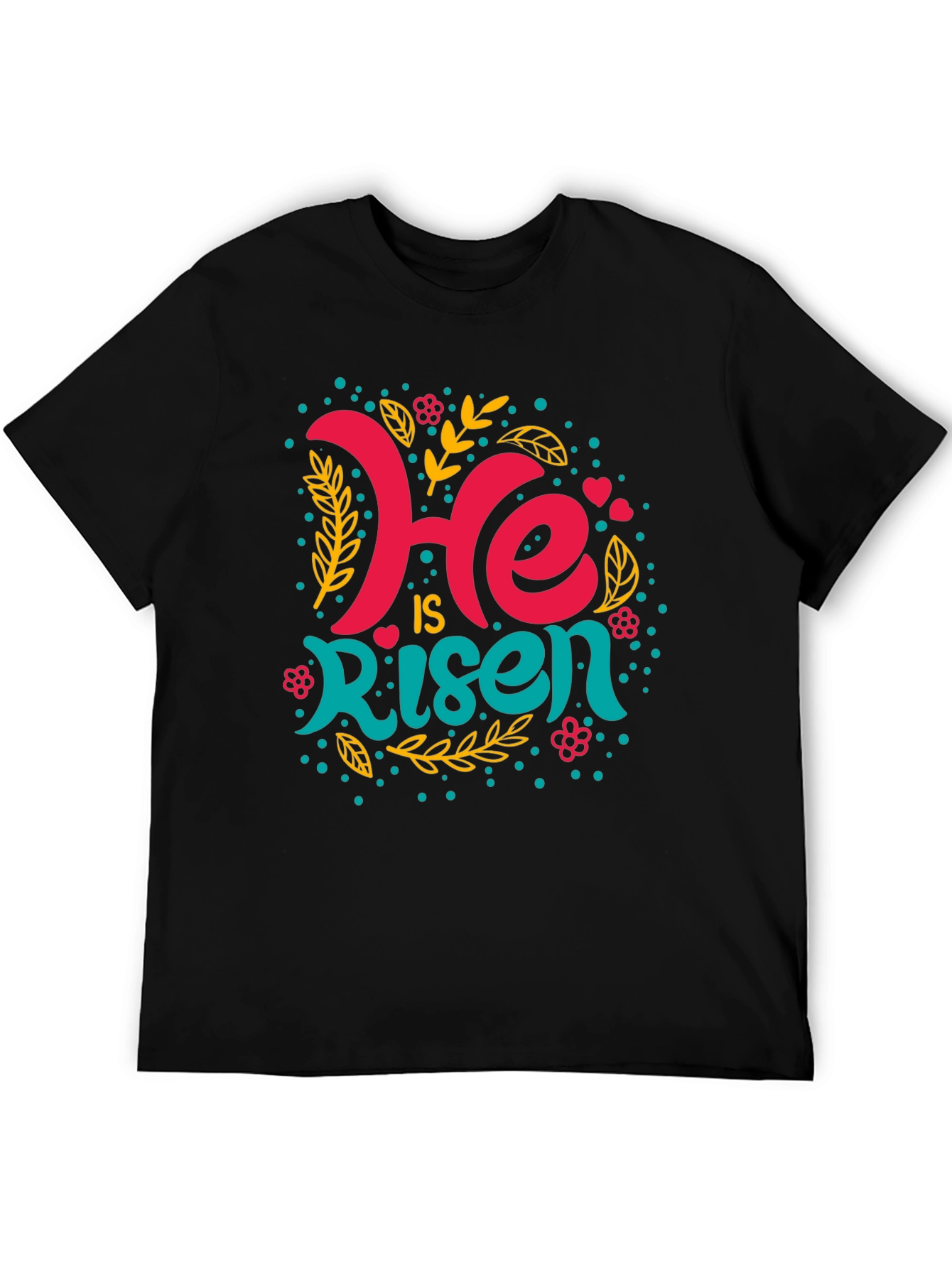 He is Risen Graphic Tee - Easter Celebration Shirt