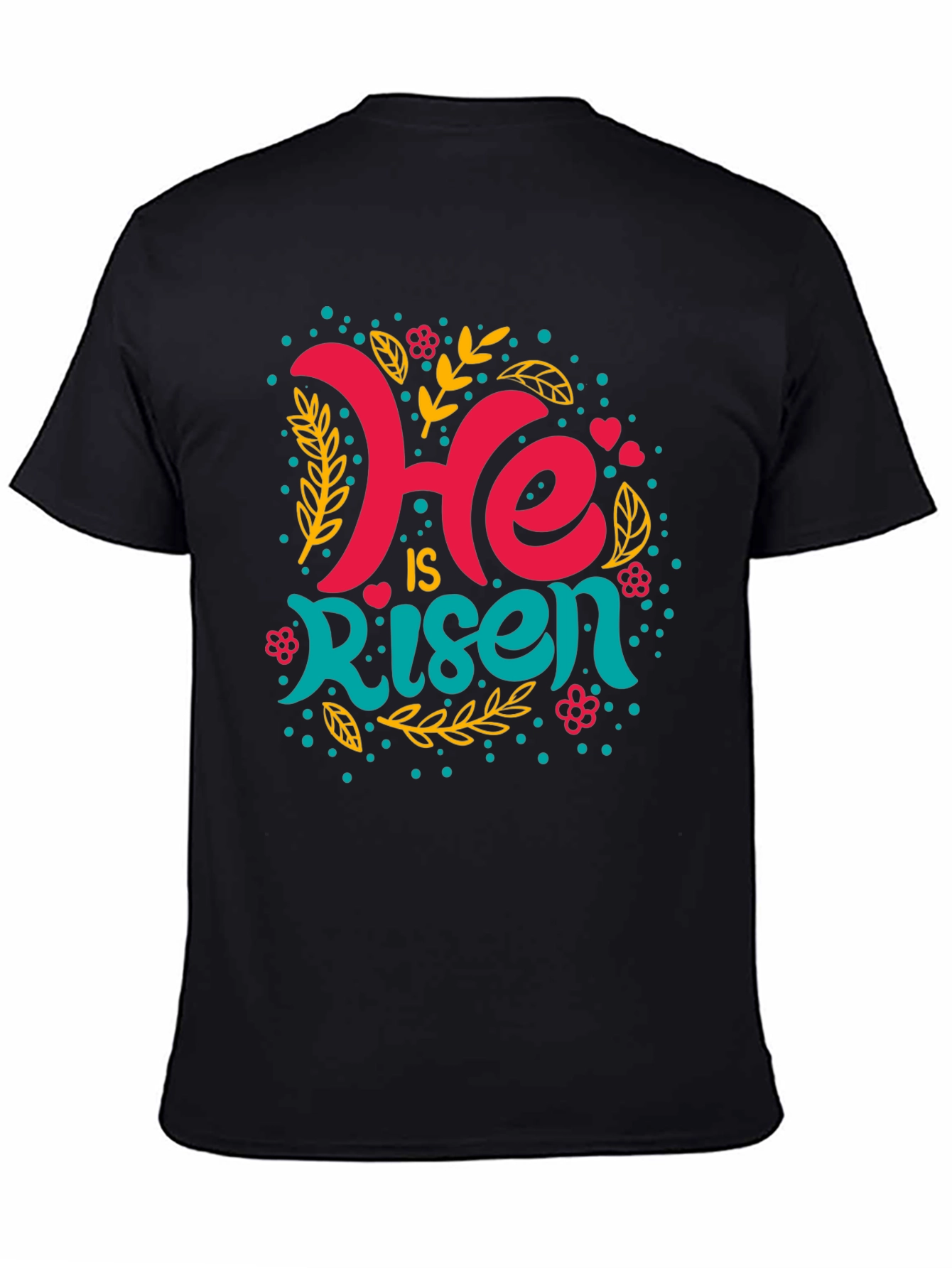 He is Risen Graphic Tee - Easter Celebration Shirt