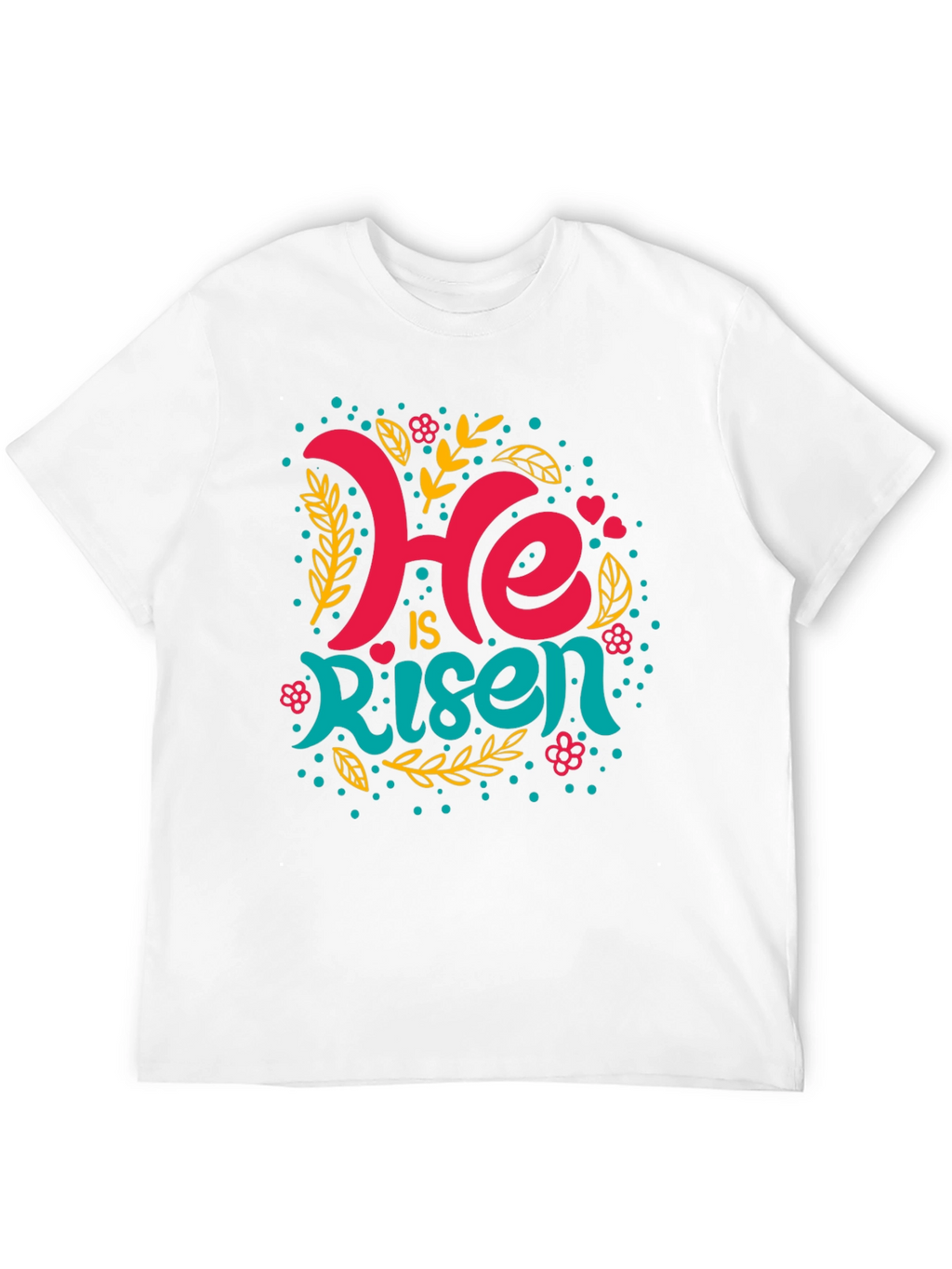 He is Risen Graphic Tee - Easter Celebration Shirt