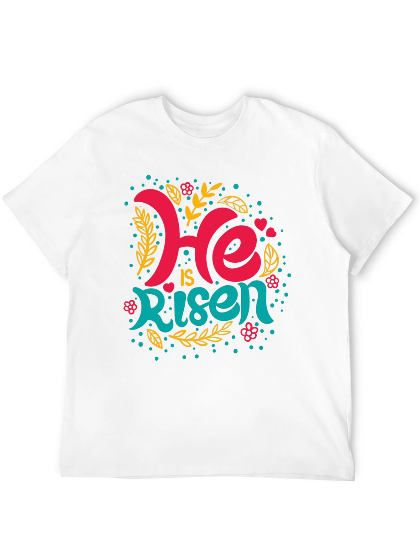 He is Risen Graphic Tee - Easter Celebration Shirt
