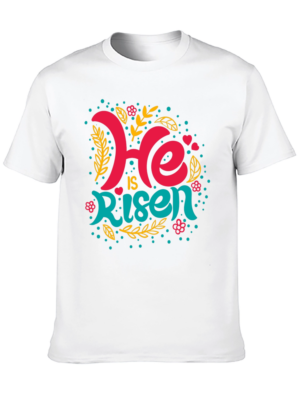 He is Risen Graphic Tee - Easter Celebration Shirt