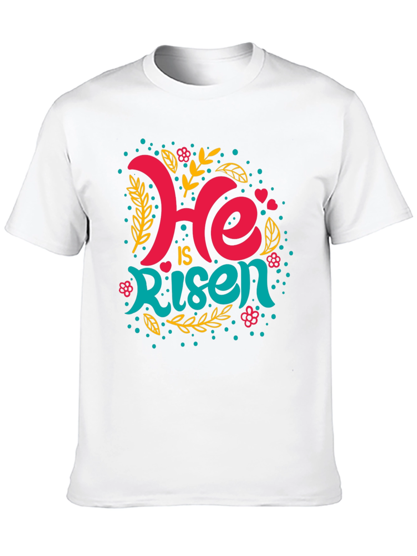 He is Risen Graphic Tee - Easter Celebration Shirt