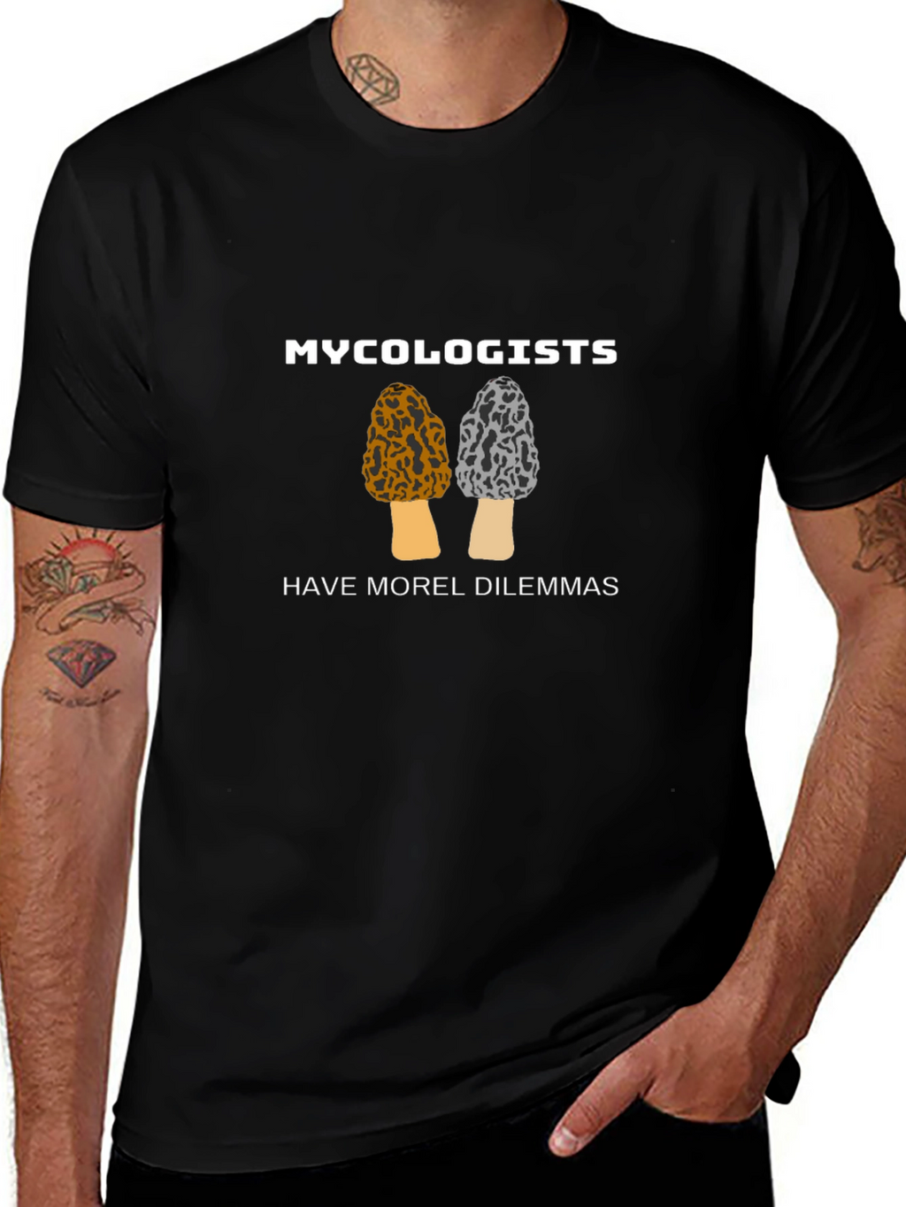 Mycology T-Shirt - Morel Dilemmas