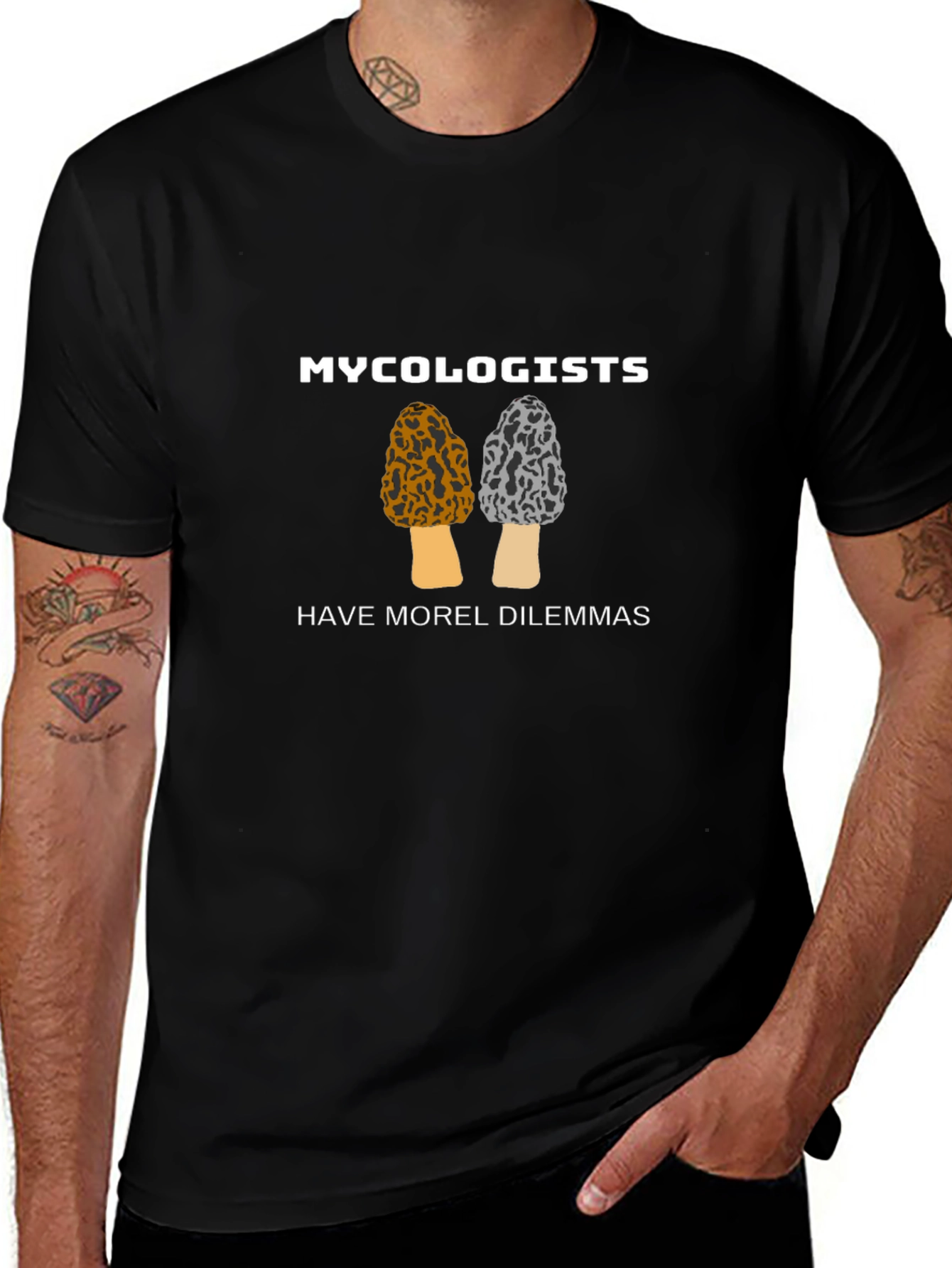 Mycology T-Shirt - Morel Dilemmas