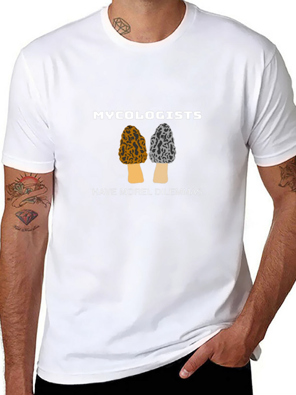 Mycology T-Shirt - Morel Dilemmas