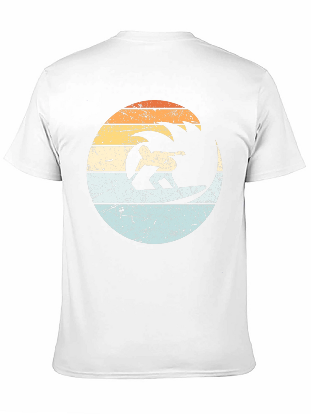 Retro Surfer Wave Graphic T-Shirt