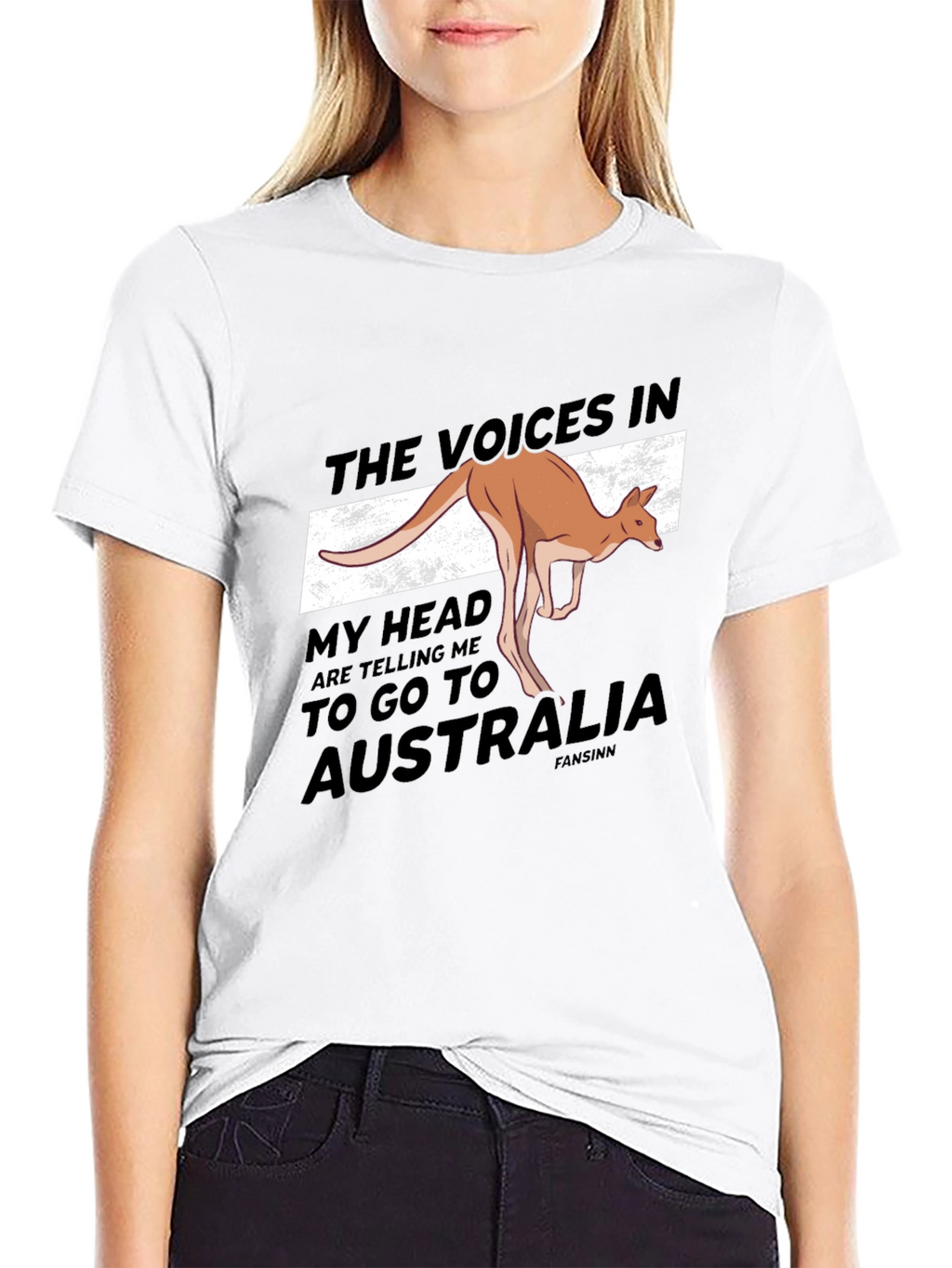 Australia Kangaroo Graphic T-Shirt