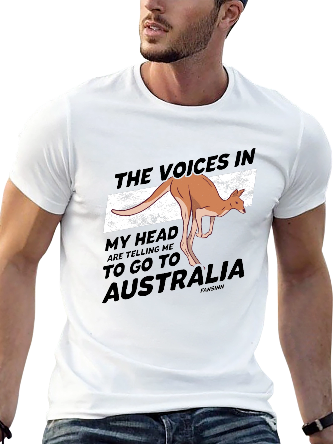 Australia Kangaroo Graphic T-Shirt