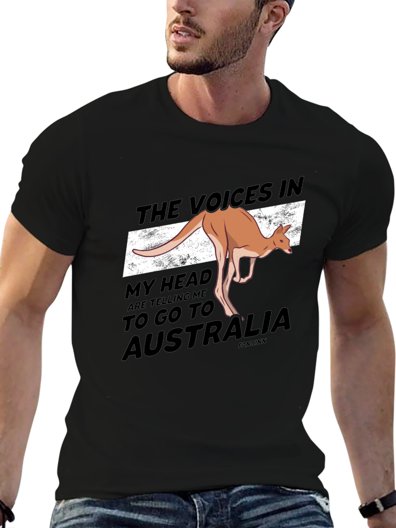 Australia Kangaroo Graphic T-Shirt