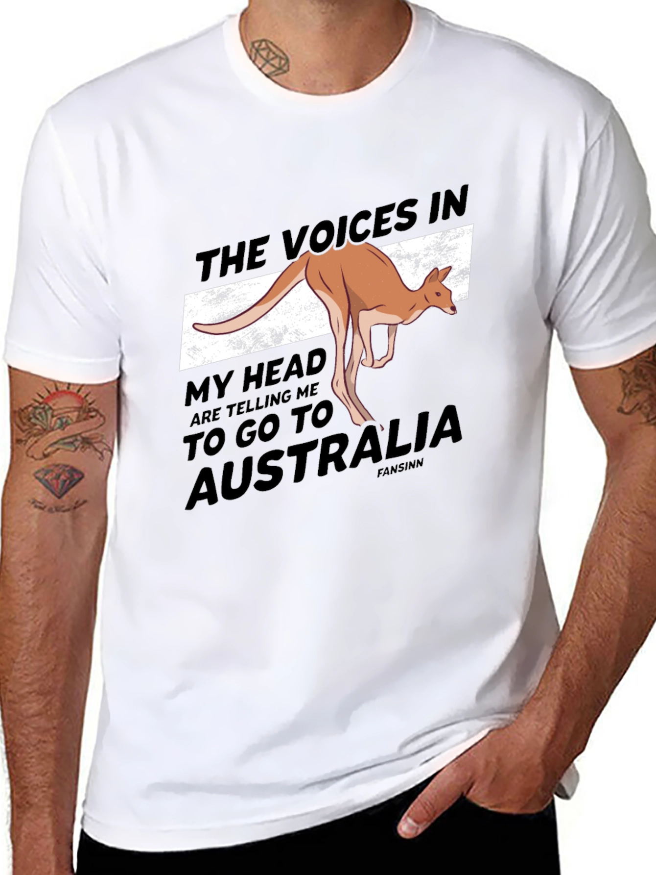 Australia Kangaroo Graphic T-Shirt
