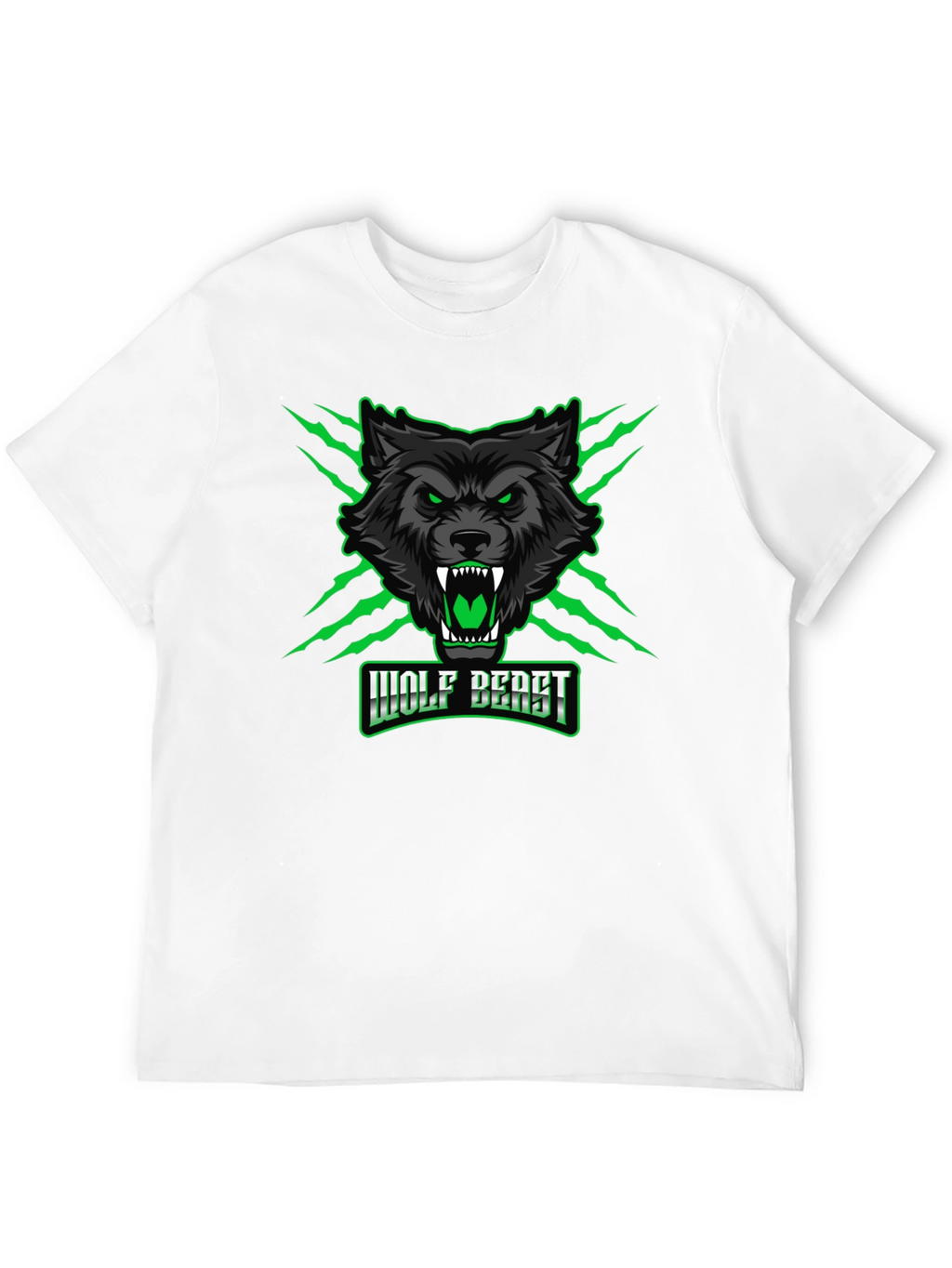 Wolf Beast Graphic Tee - Fierce & Bold Design