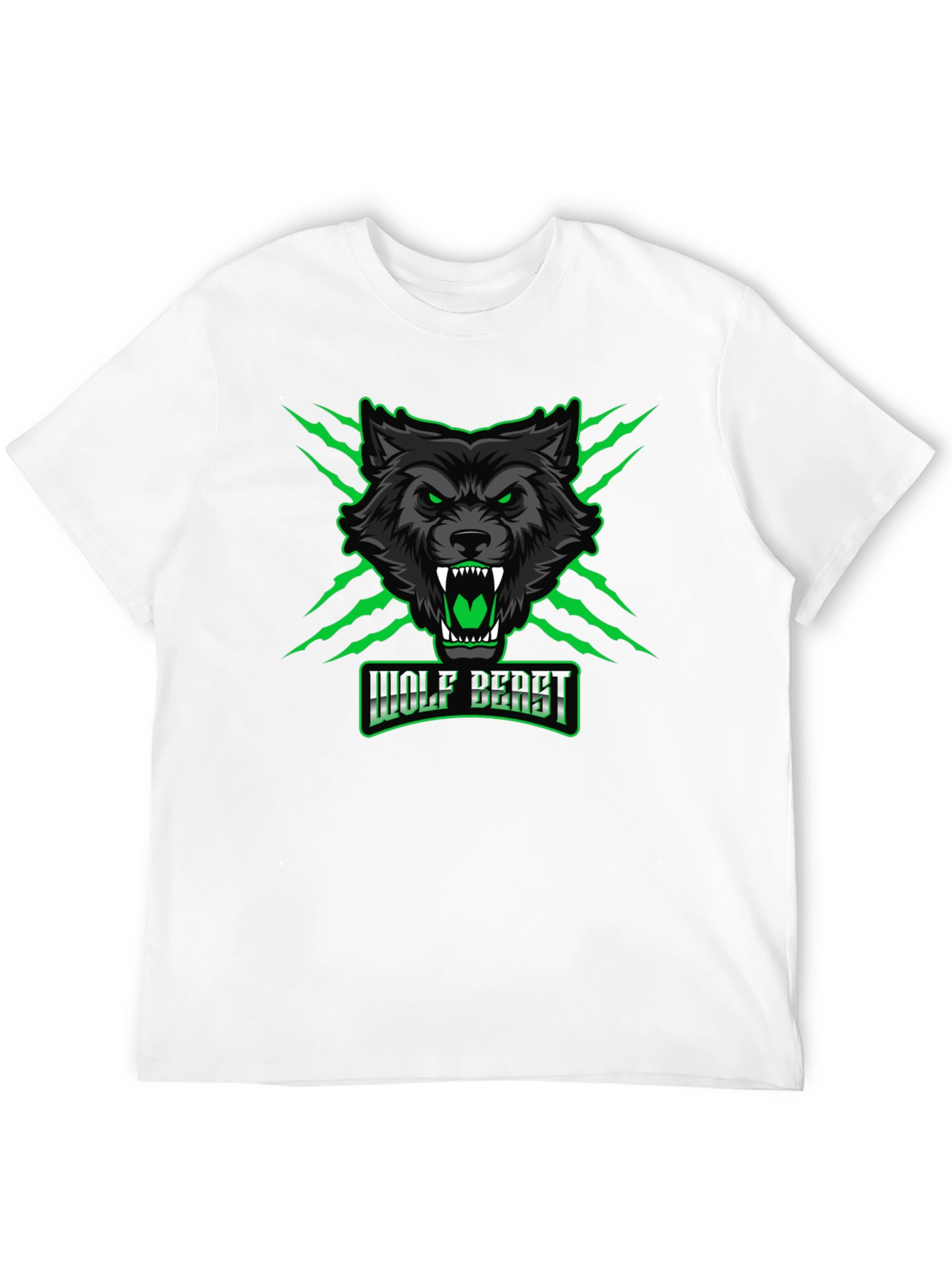 Wolf Beast Graphic Tee - Fierce & Bold Design