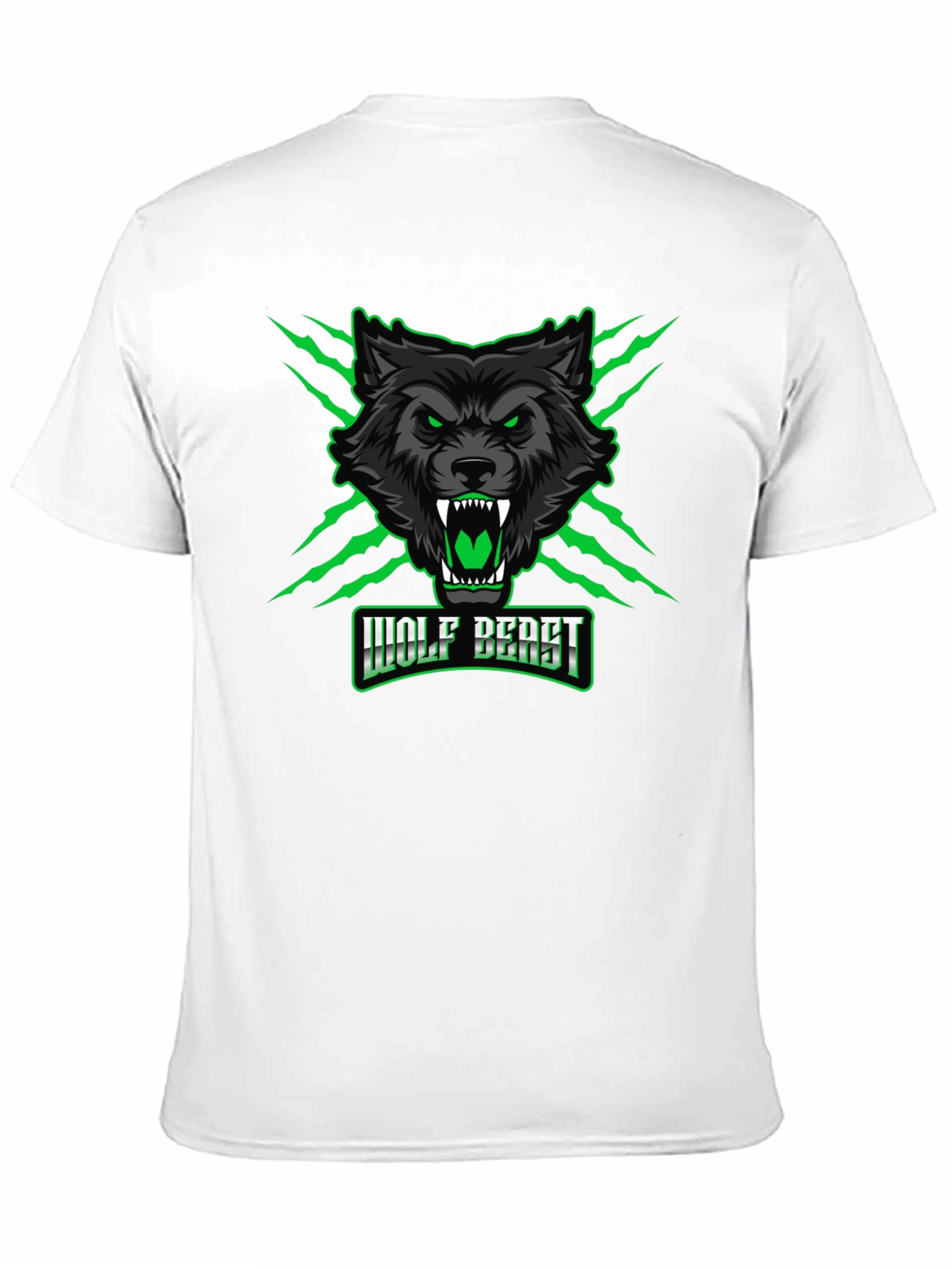 Wolf Beast Graphic Tee - Fierce & Bold Design