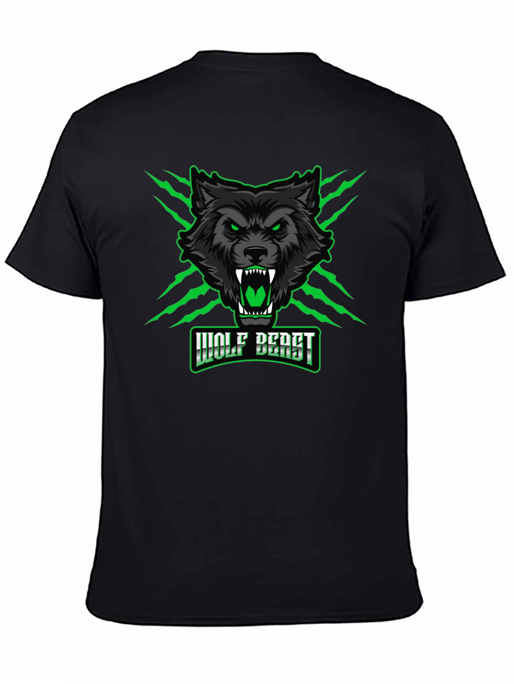Wolf Beast Graphic Tee - Fierce & Bold Design