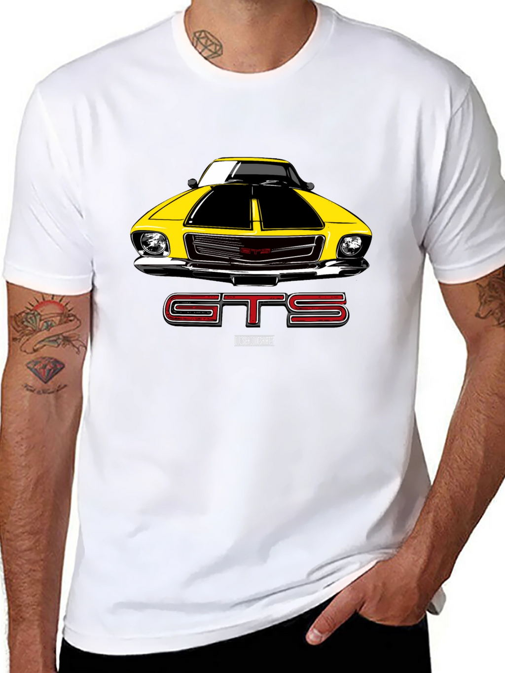 GTS Car Graphic Black T-Shirt