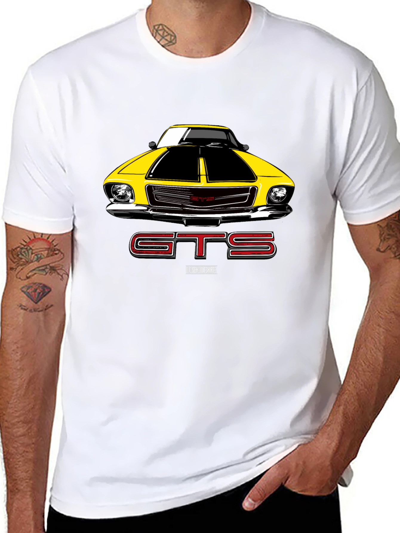 GTS Car Graphic Black T-Shirt