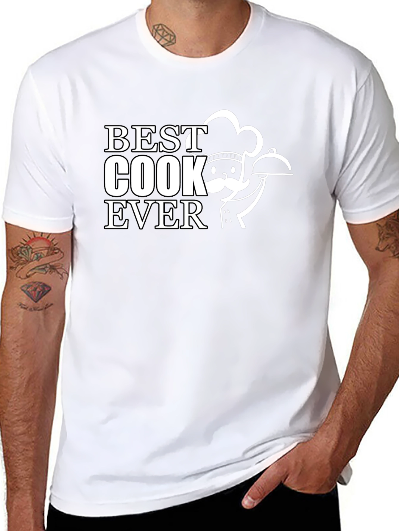 Best Cook Ever Graphic T-Shirt - Chef Gift