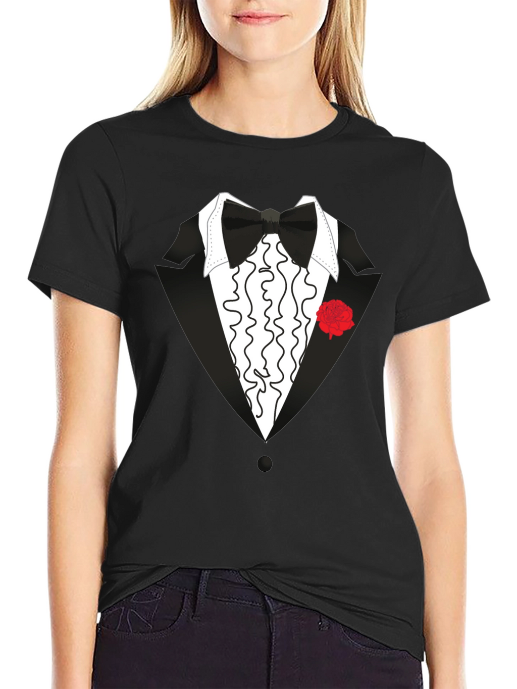 Tuxedo T-Shirt - Novelty Formal Wear Tee