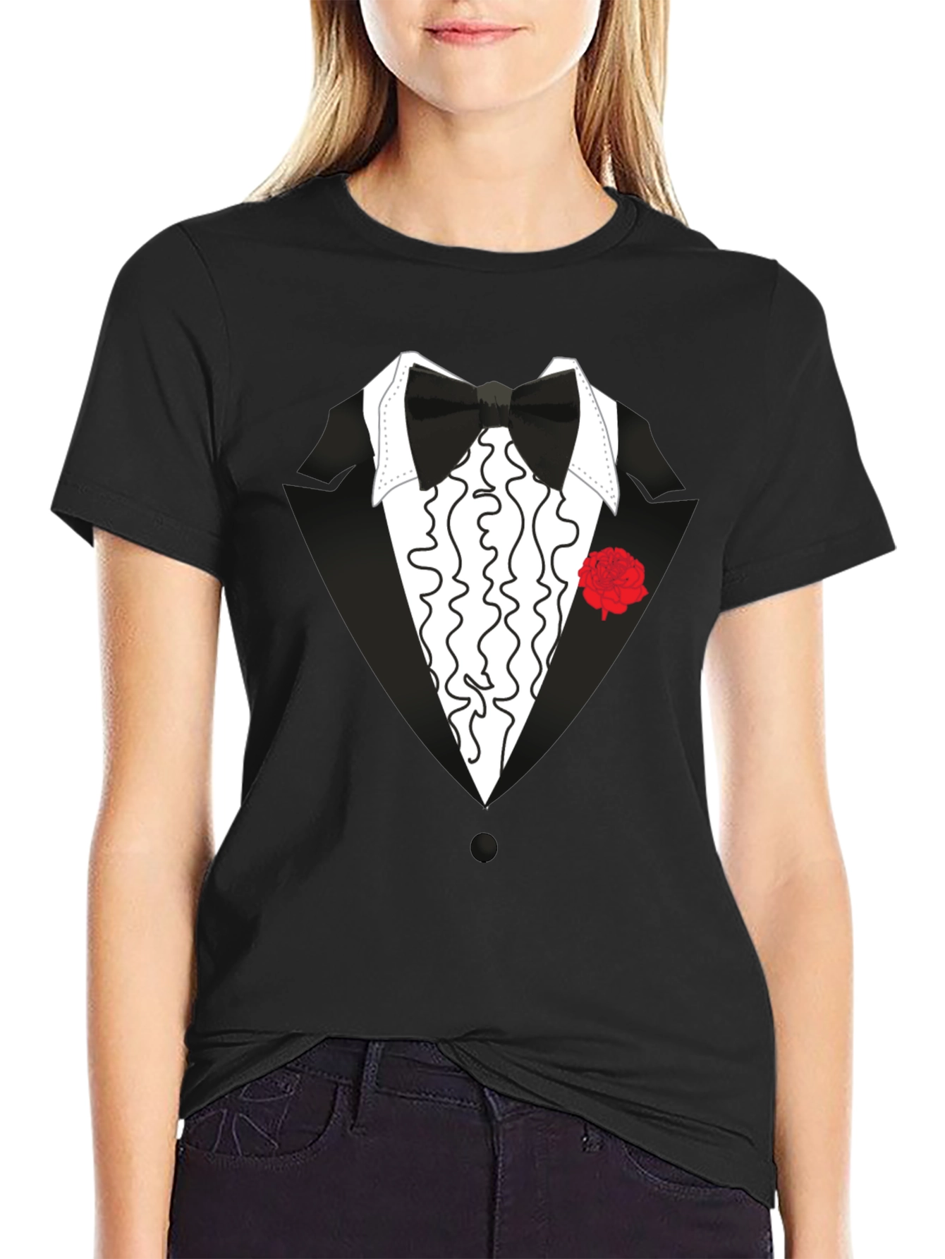 Tuxedo T-Shirt - Novelty Formal Wear Tee
