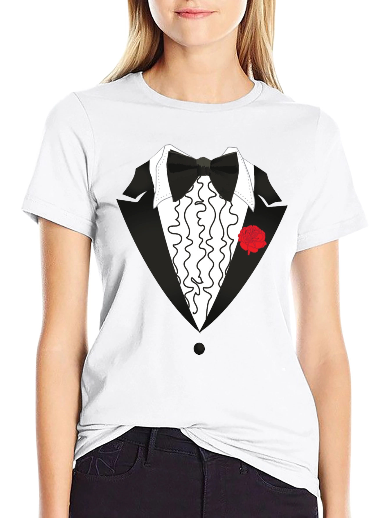 Tuxedo T-Shirt - Novelty Formal Wear Tee