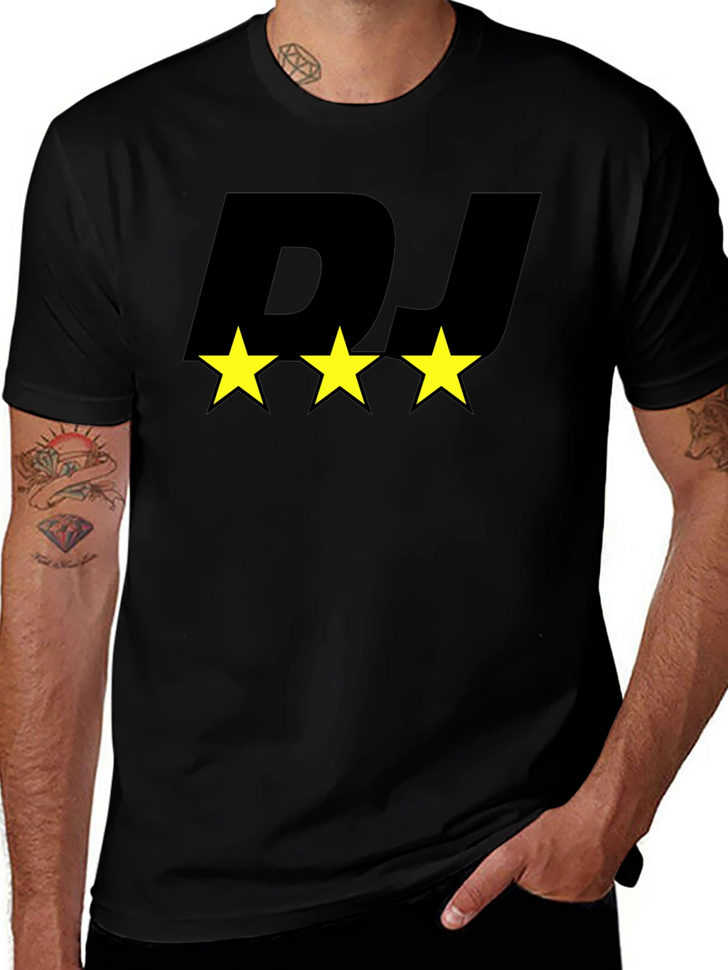 DJ Star Black T-Shirt