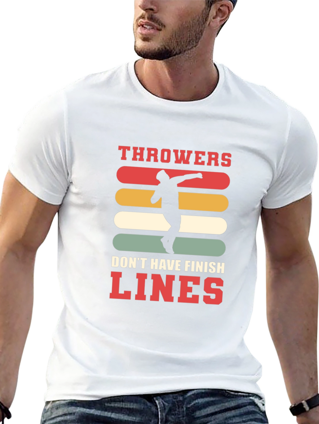 Throwers Dont Have Finish Lines Graphic Tee